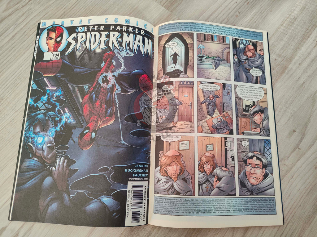 Spider-Man #5 2002 Turkish Comic Turkey The Amazing #34 Peter Parker #34