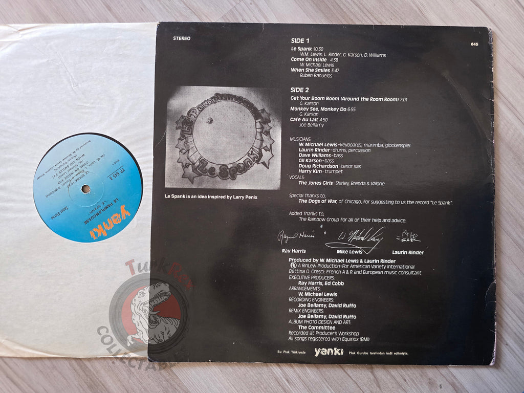 Le Pamplemousse – Le Spank Turkish Pressing Vinyl Turkey Edition