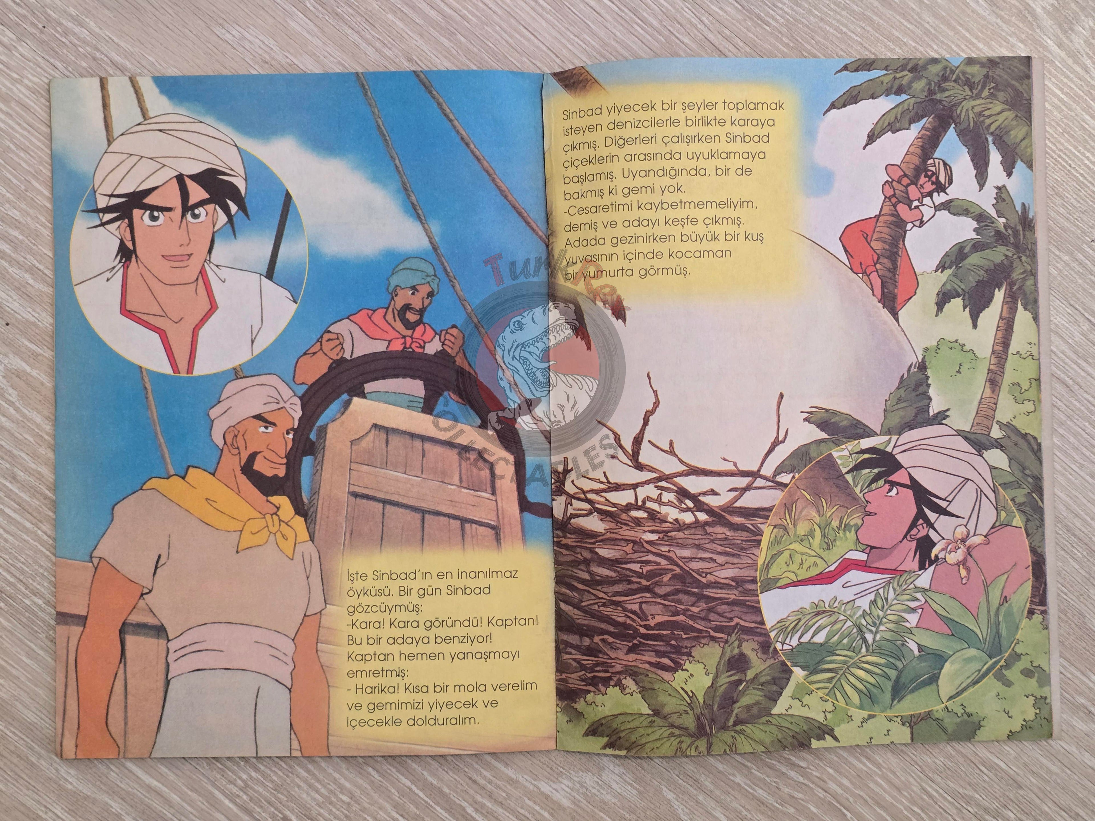Sinbad the Sailor 2005 Turkish Book Turkey 1001 Nights Illustrated