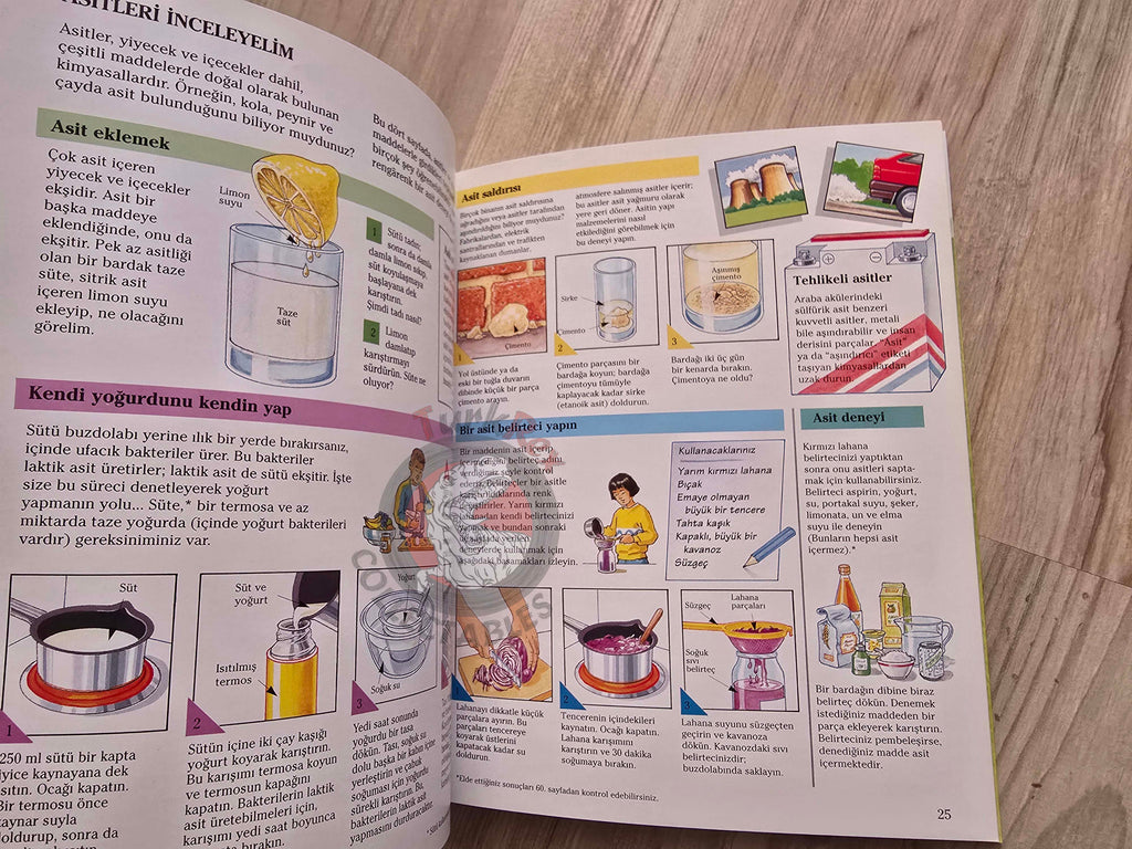 Jane Bingham – Science Experiments 2008 Turkish Book Turkey