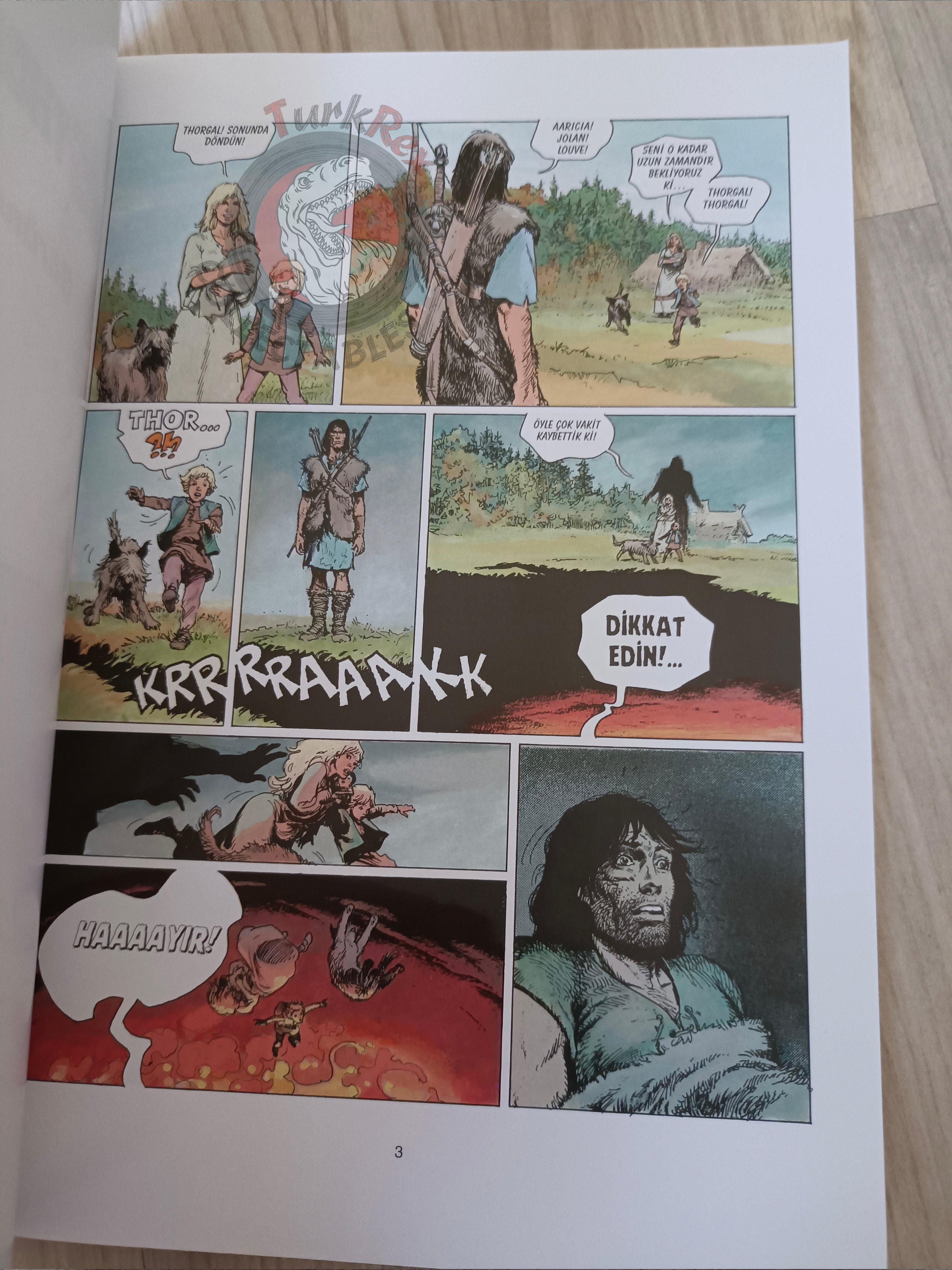 Thorgal Vol #5 La Couronne d'Ogotai Turkish Comic Turkey #19 #20 #21