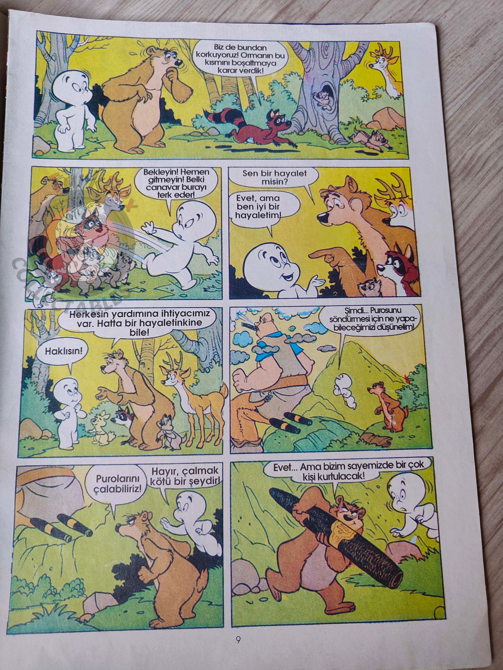 Casper the Friendly Ghost Magazine – Issue #13 1996 Turkish Comic Turkey
