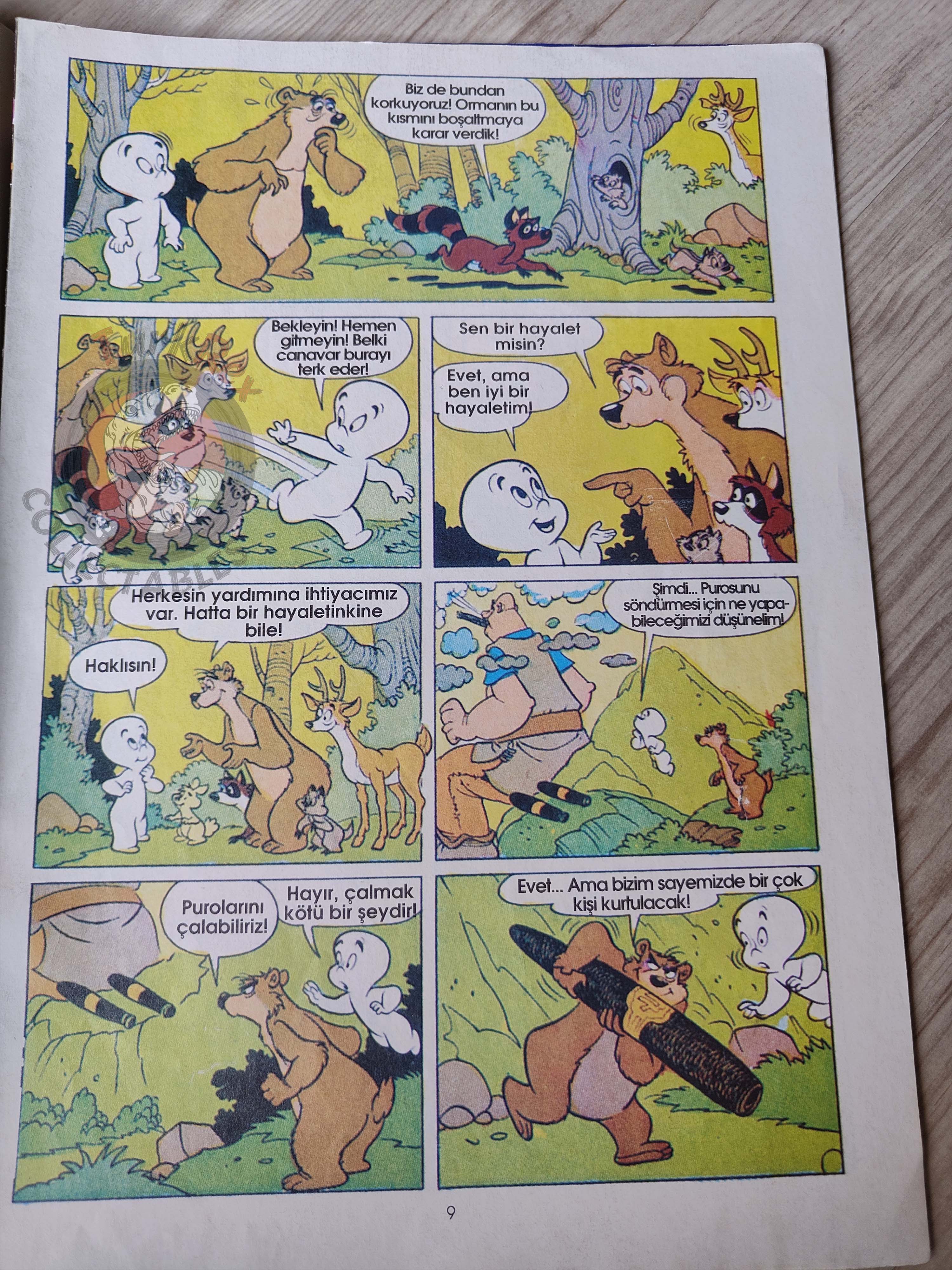 Casper the Friendly Ghost Magazine – Issue #13 1996 Turkish Comic Turkey