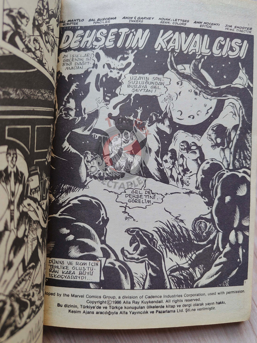 Rom the Space Knight Vol #5 1985 Turkish Comic Turkey cover #28 #38-#40