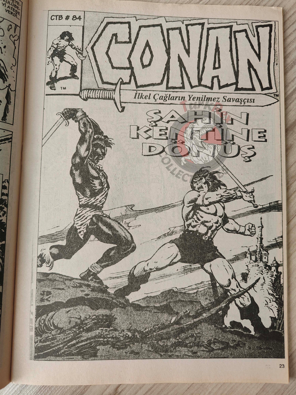 Conan The Barbarian #8 2001 Turkish Comic Turkey #83 #84 #85 #86
