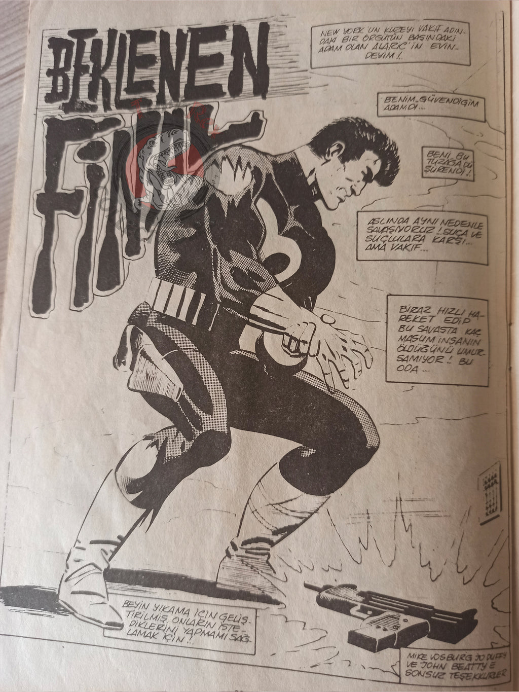 The Punisher #11 1992 Turkish Comic Turkey #4 #5 1986 series Magazine #7