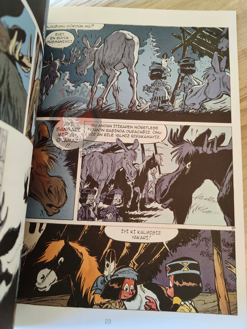 Yakari #6 Le secret de petit tonnerre Turkish Comic Turkey Derib + Job