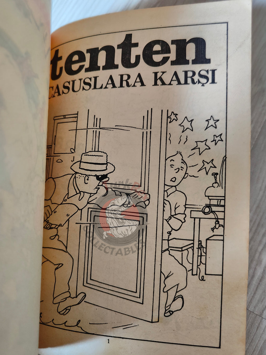Tintin – The Calculus Affair early 1980s Turkish Edition Comic Turkey