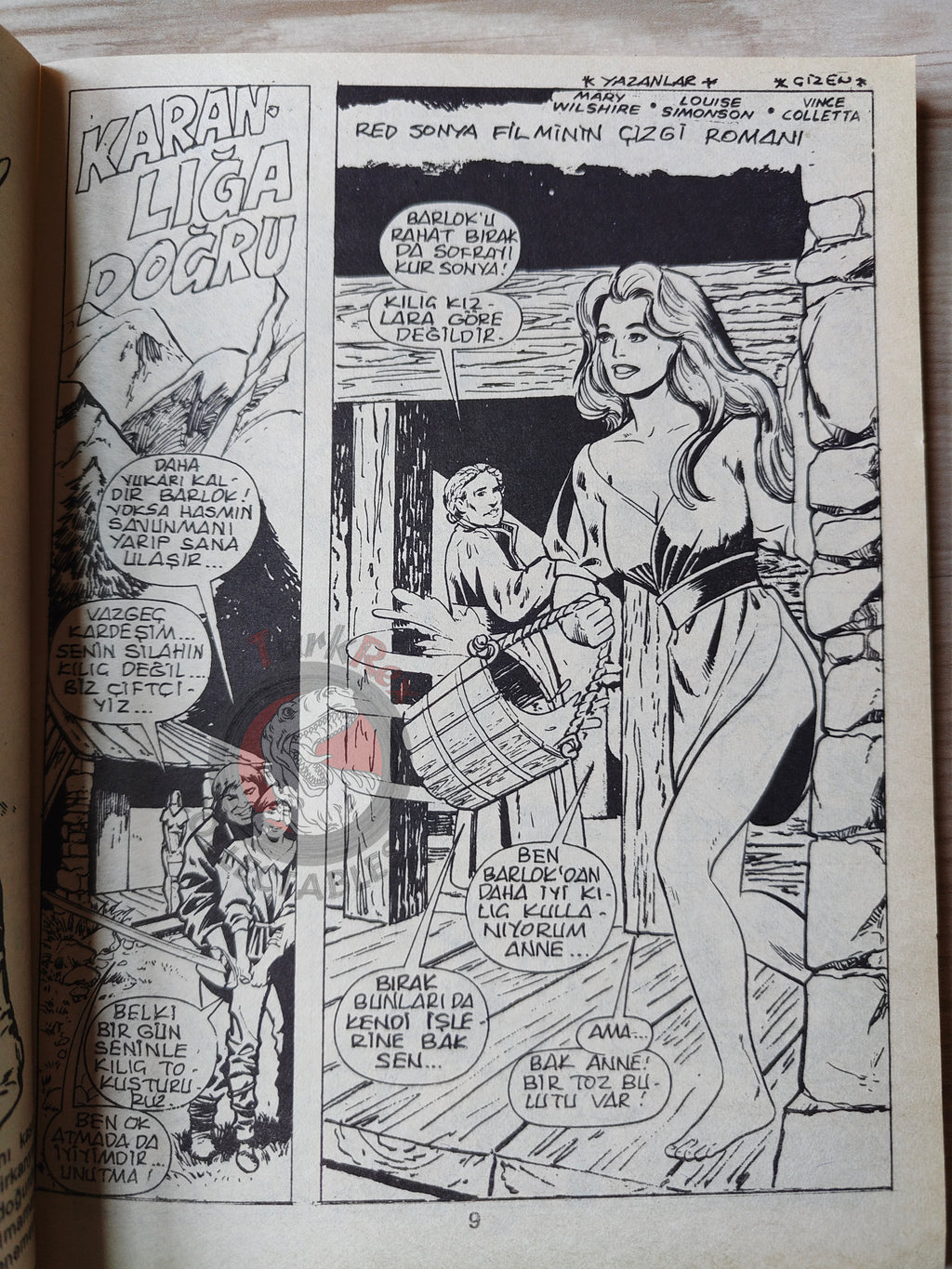 Conan ve Barbarlar #4 1994 Red Sonja & King Kull Turkish Comic Turkey