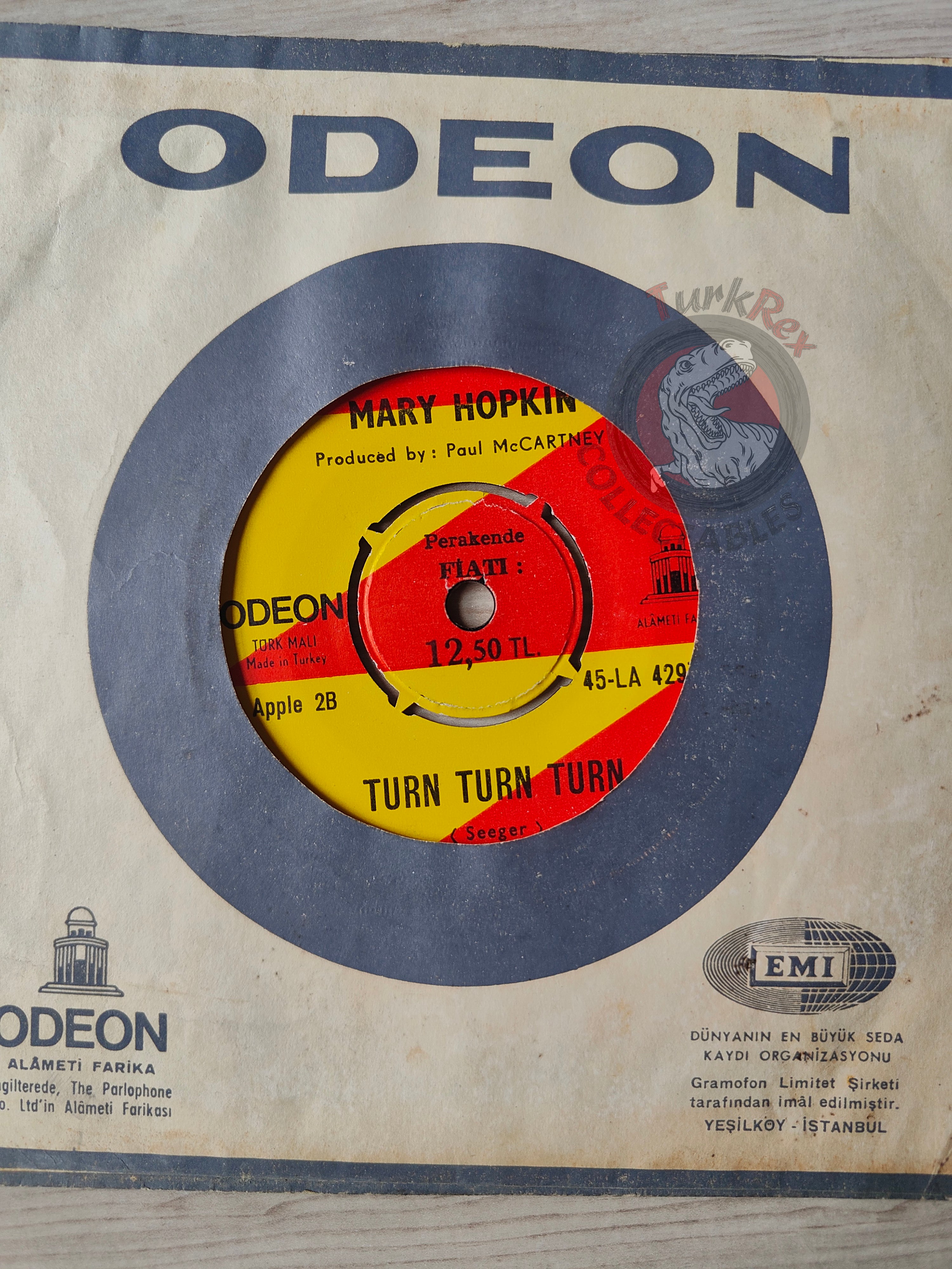 Mary Hopkin – Those Were The Days 7" Turkish Pressing Vinyl Turkey Edition