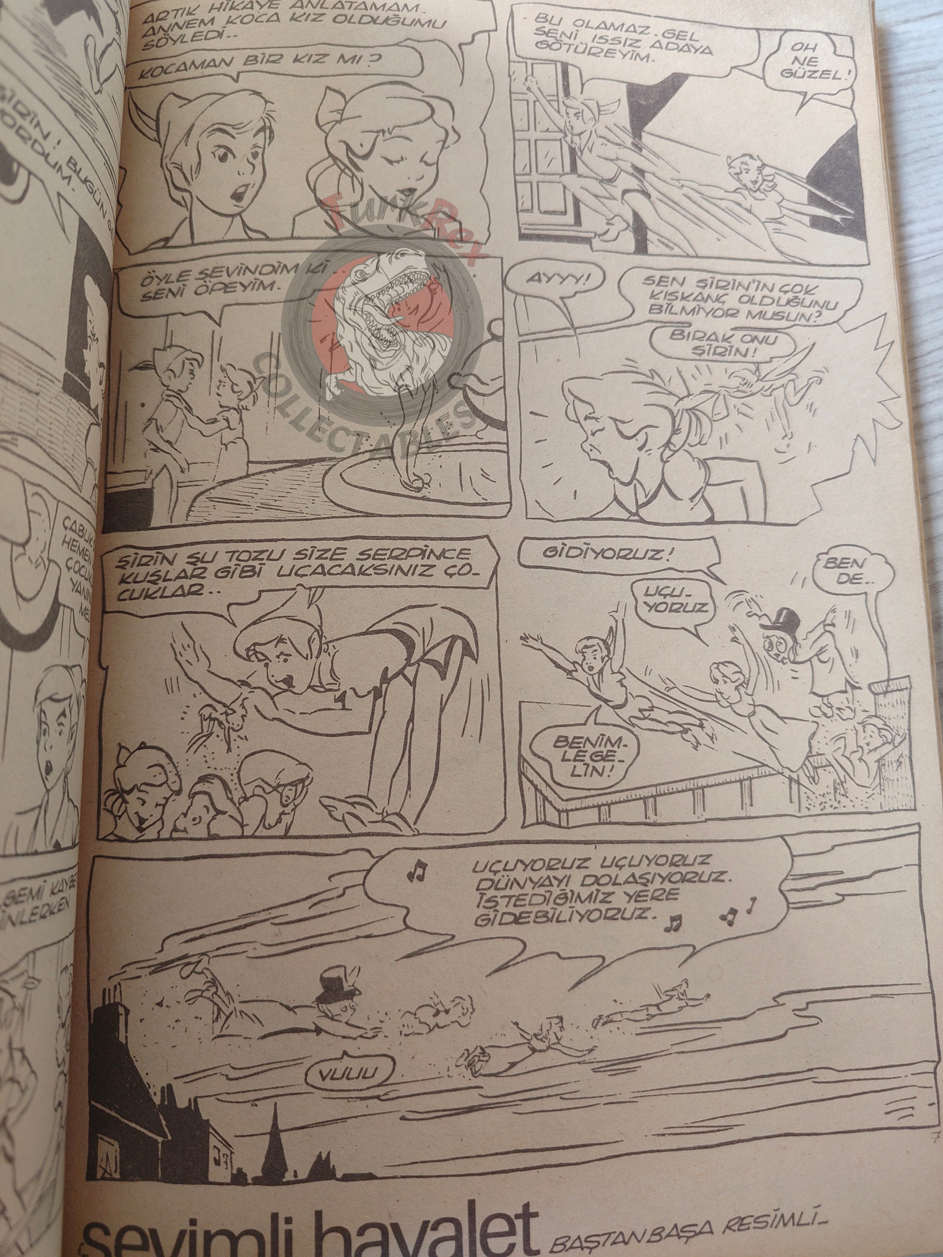 Peter Pan –  Altın Seri #24 80s Turkish Comic Turkey Walt Disney