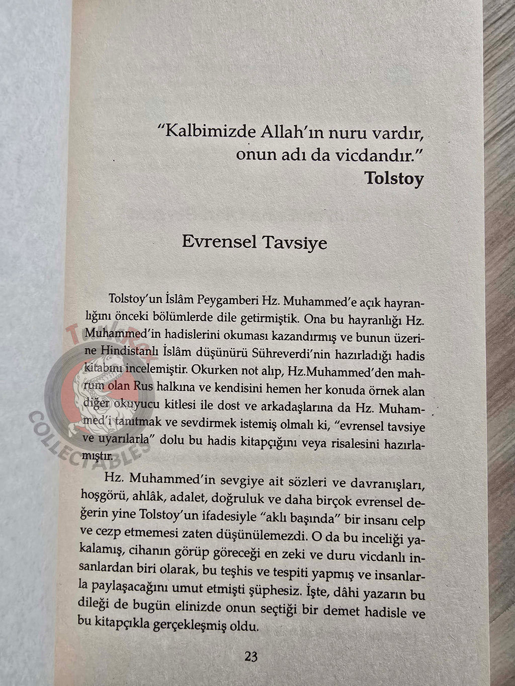 Leo Tolstoy – The Sayings of Muhammad 2007 Turkish Book Turkey