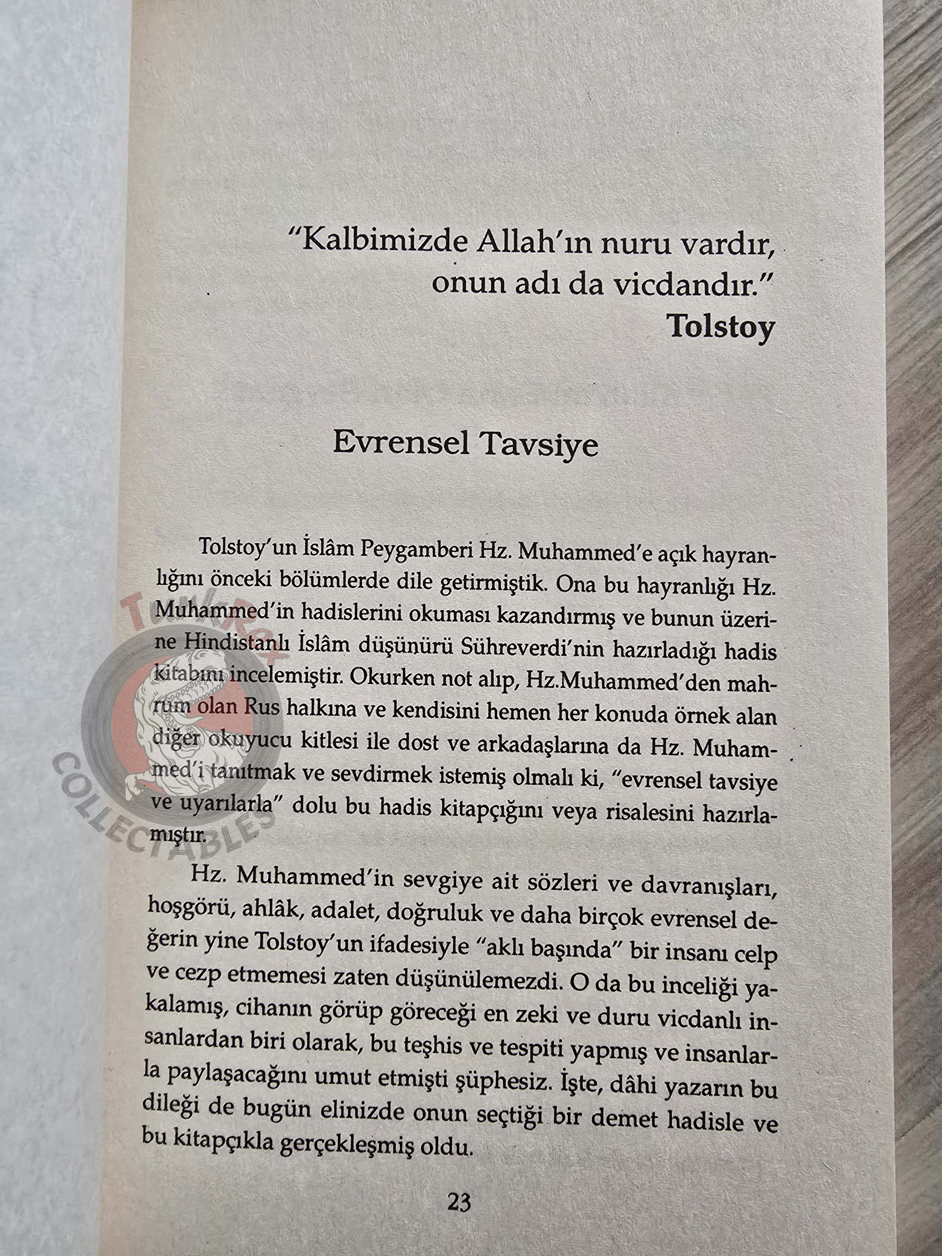 Leo Tolstoy – The Sayings of Muhammad 2007 Turkish Book Turkey