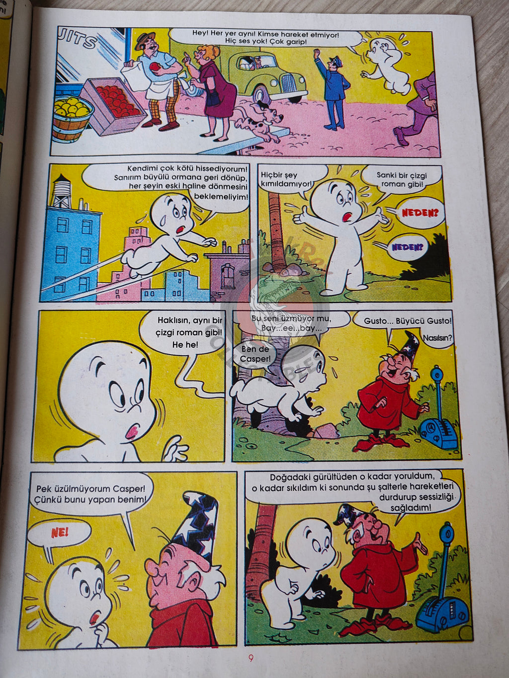 Casper the Friendly Ghost Magazine – Issue #21 1997 Turkish Comic Turkey