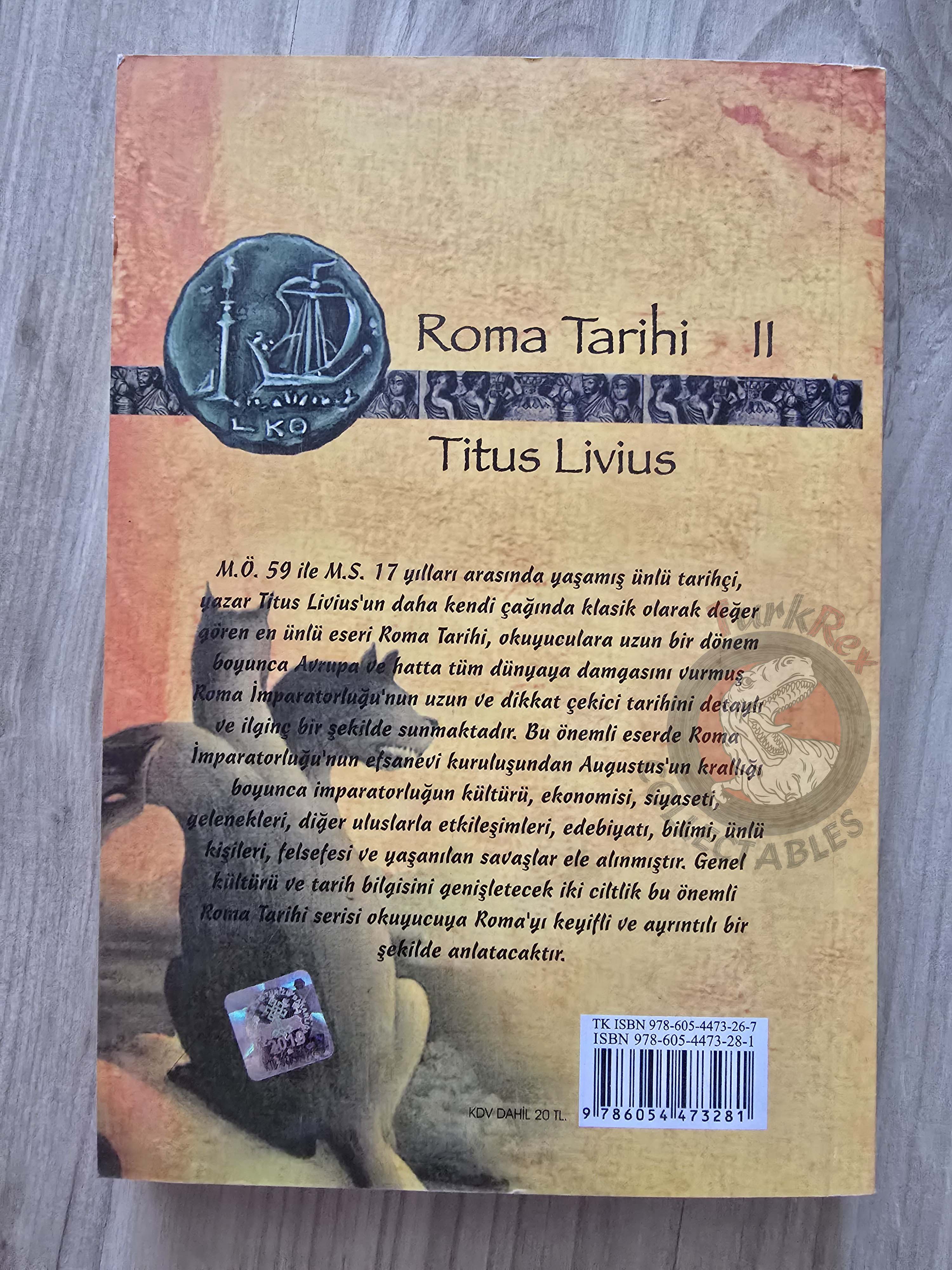 Titus Livius – History of Rome II 2011 Turkish Book Turkey
