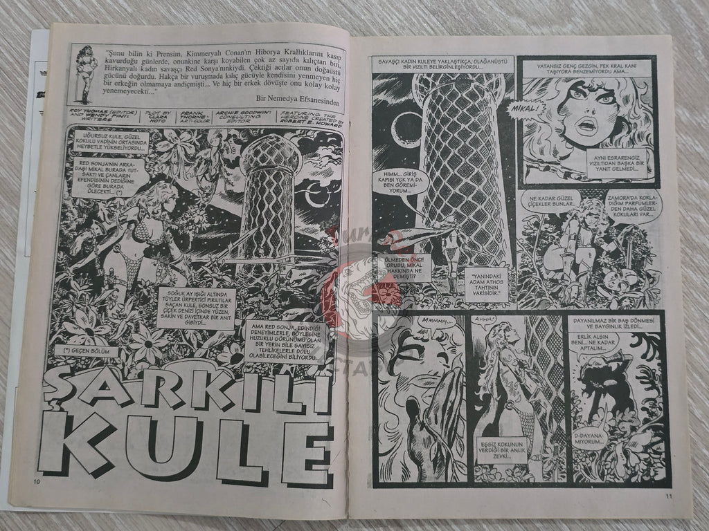 Red Sonja #7 2000 Turkish Comic Turkey vol 1 #6 #7 #8