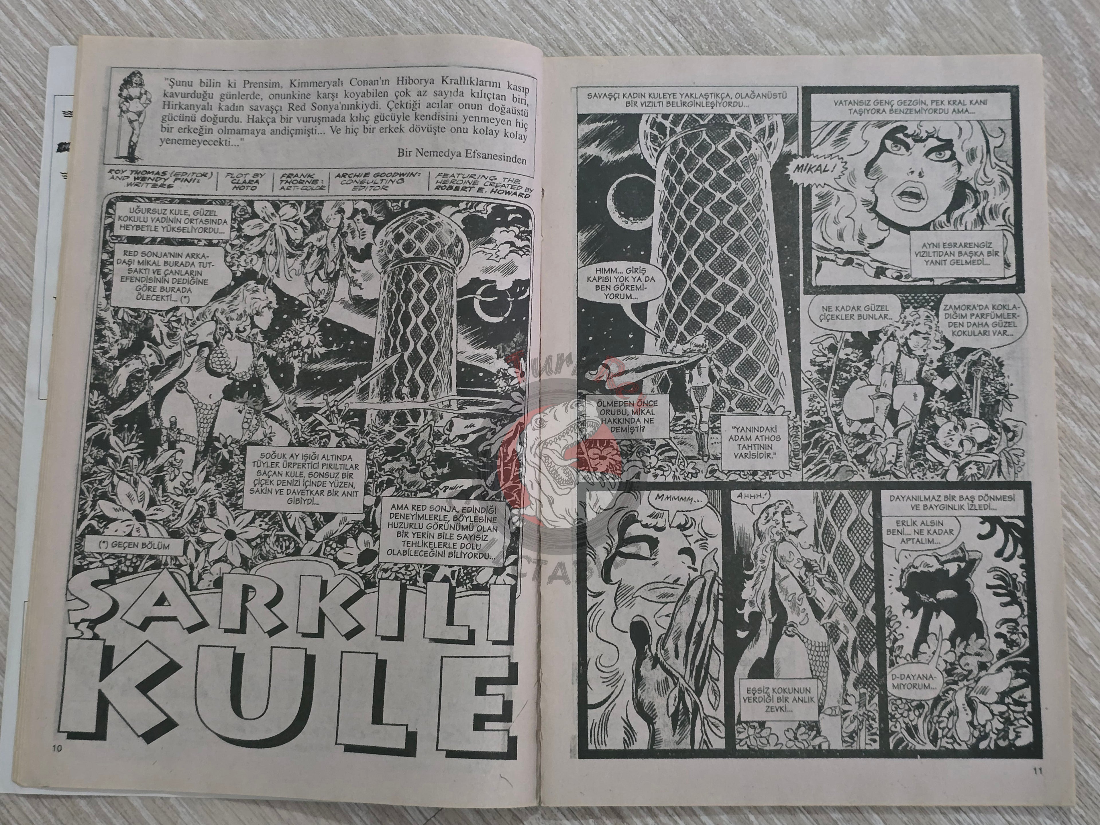 Red Sonja #7 2000 Turkish Comic Turkey vol 1 #6 #7 #8