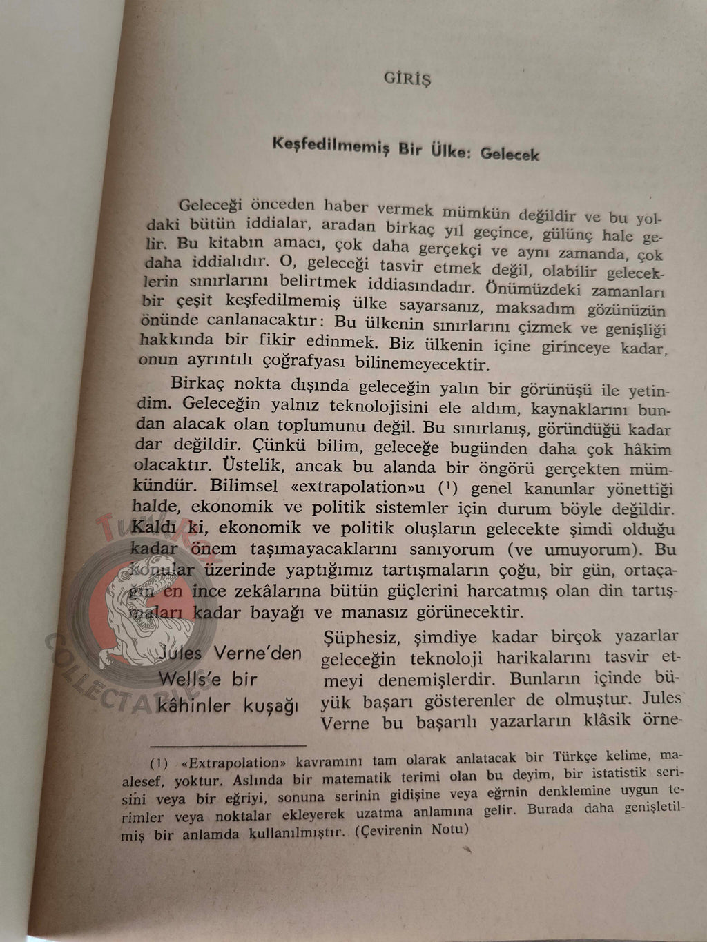 Arthur C. Clarke – Profiles of the Future 1970 1st Turkish Book Turkey