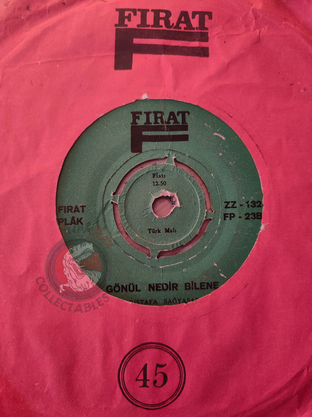 Mustafa Sağyaşar – Ömrümce Hep Adım Adım 7" Turkish Pressing Vinyl Turkey Edition