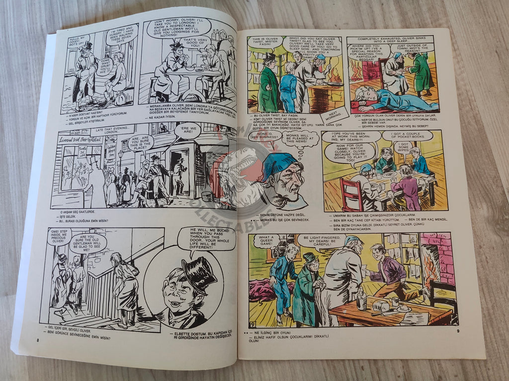 Oliver Twist  – Mark Twain Turkish Comic Turkey Classics Illustrated