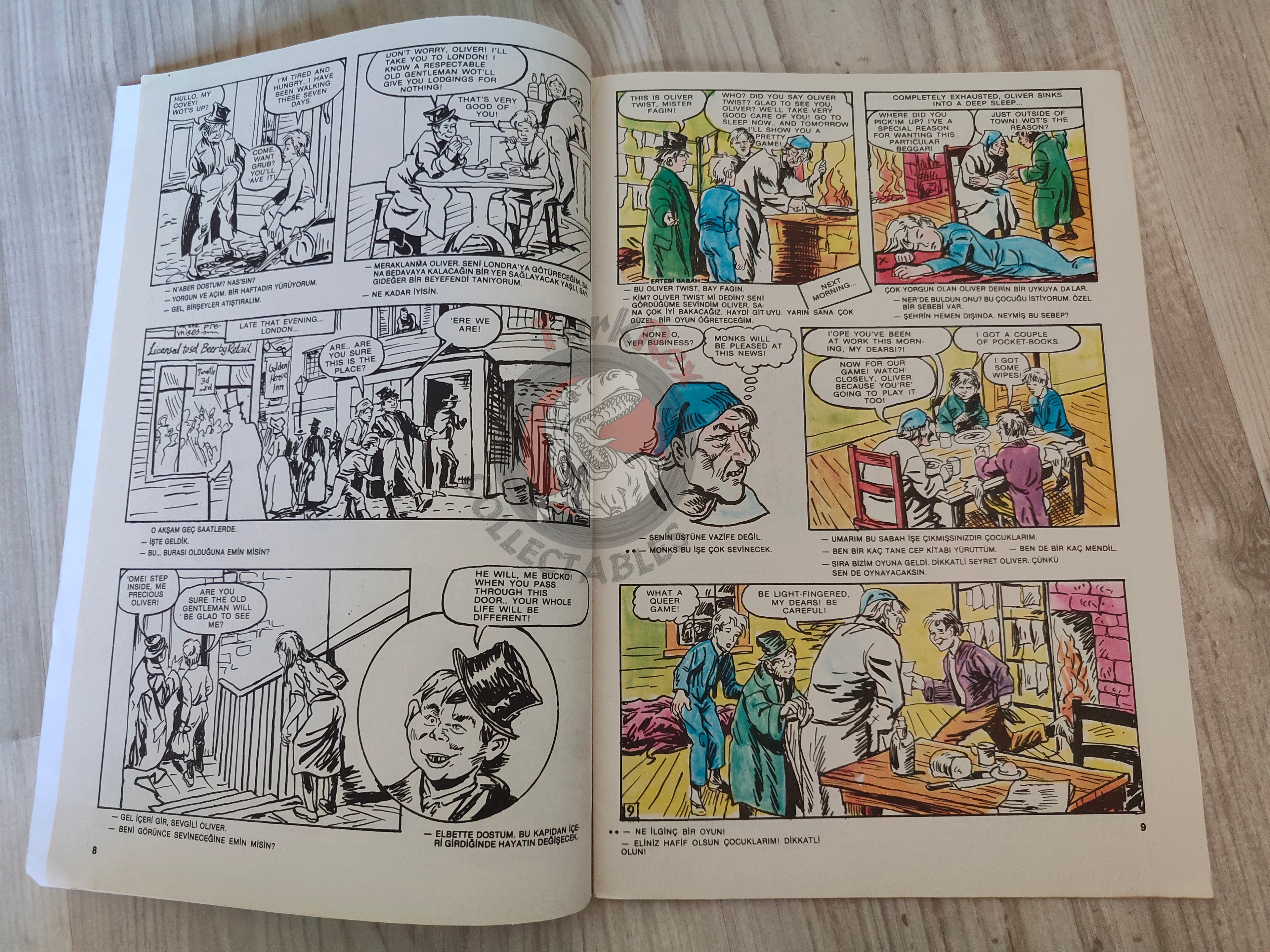 Oliver Twist  – Mark Twain Turkish Comic Turkey Classics Illustrated