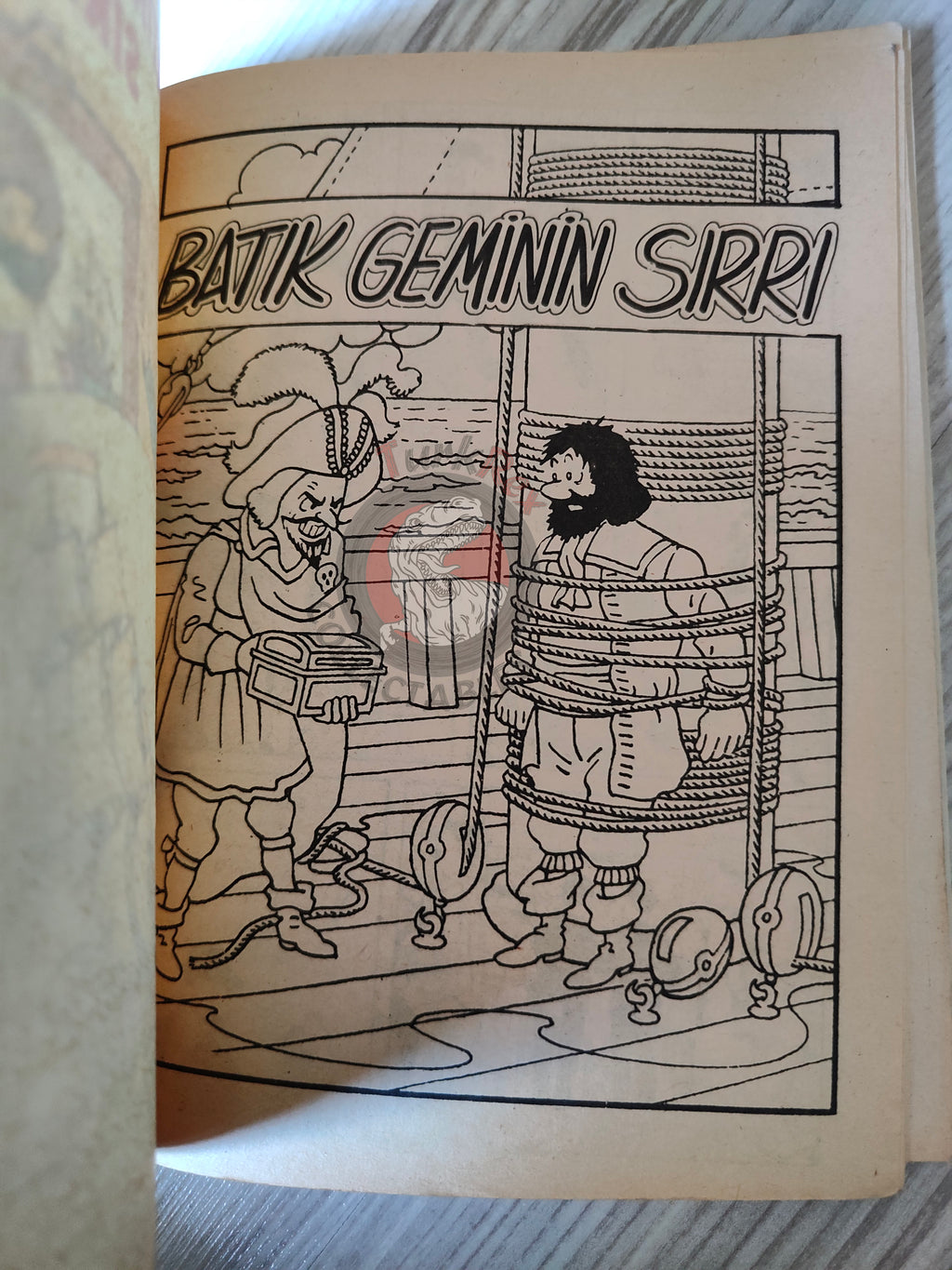 Tintin – The Secret of the Unicorn mid 1980s Turkish Edition Comic Turkey 2