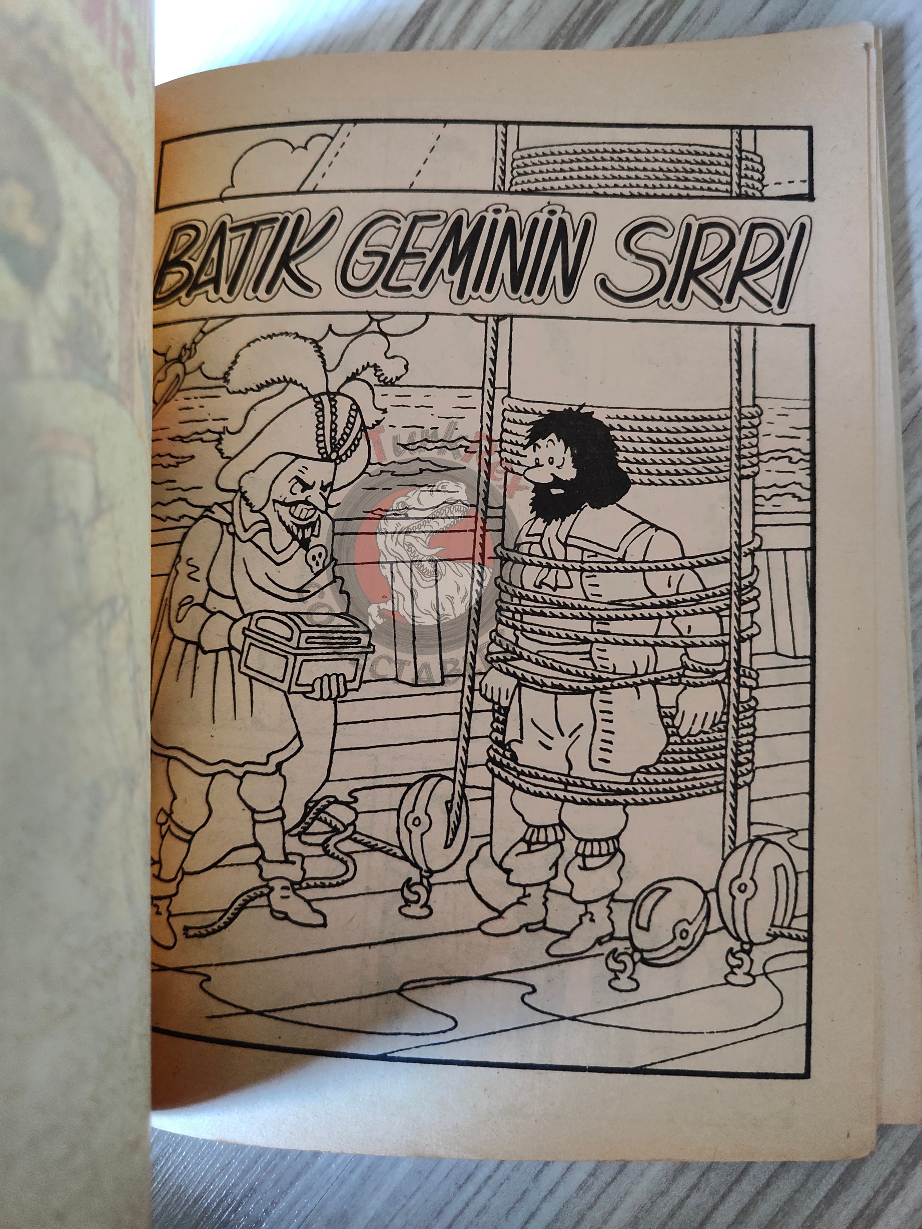 Tintin – The Secret of the Unicorn mid 1980s Turkish Edition Comic Turkey 2