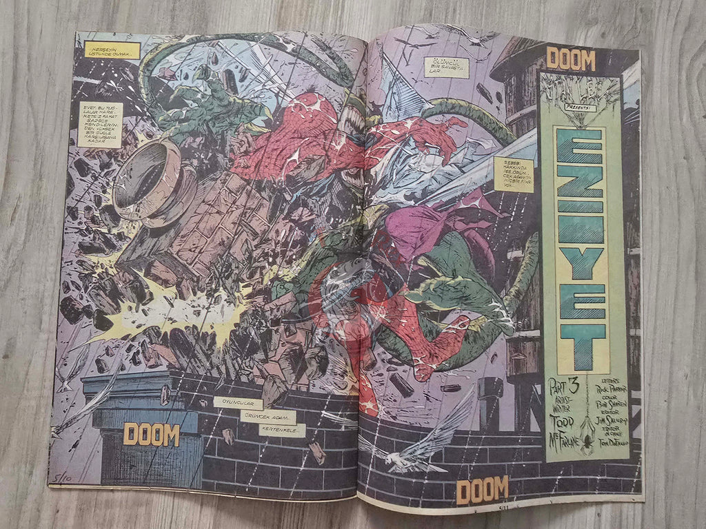 Spider-Man #5 1990s Turkish Comic Turkey Spider-Man #2 Todd McFarlane #3