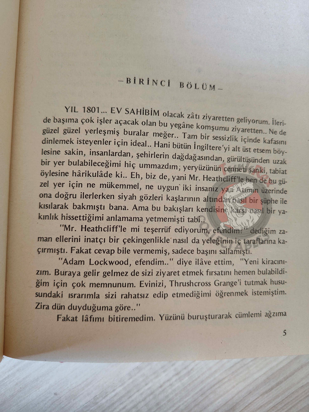Emily Brontë – Wuthering Heights 1982 HC/DJ Turkish Book Turkey