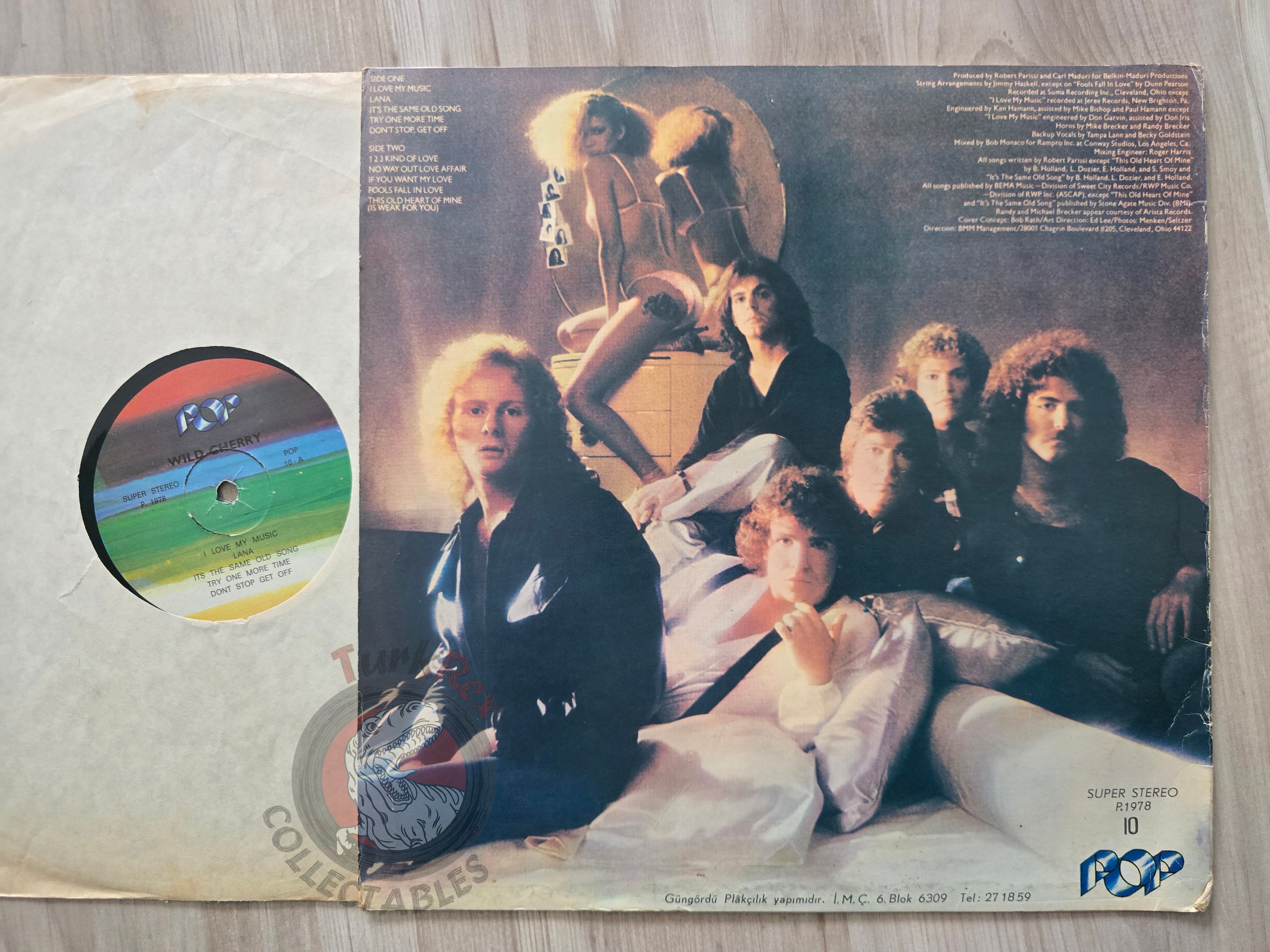 Wild Cherry – I Love My Music Turkish Pressing Vinyl Turkey Edition