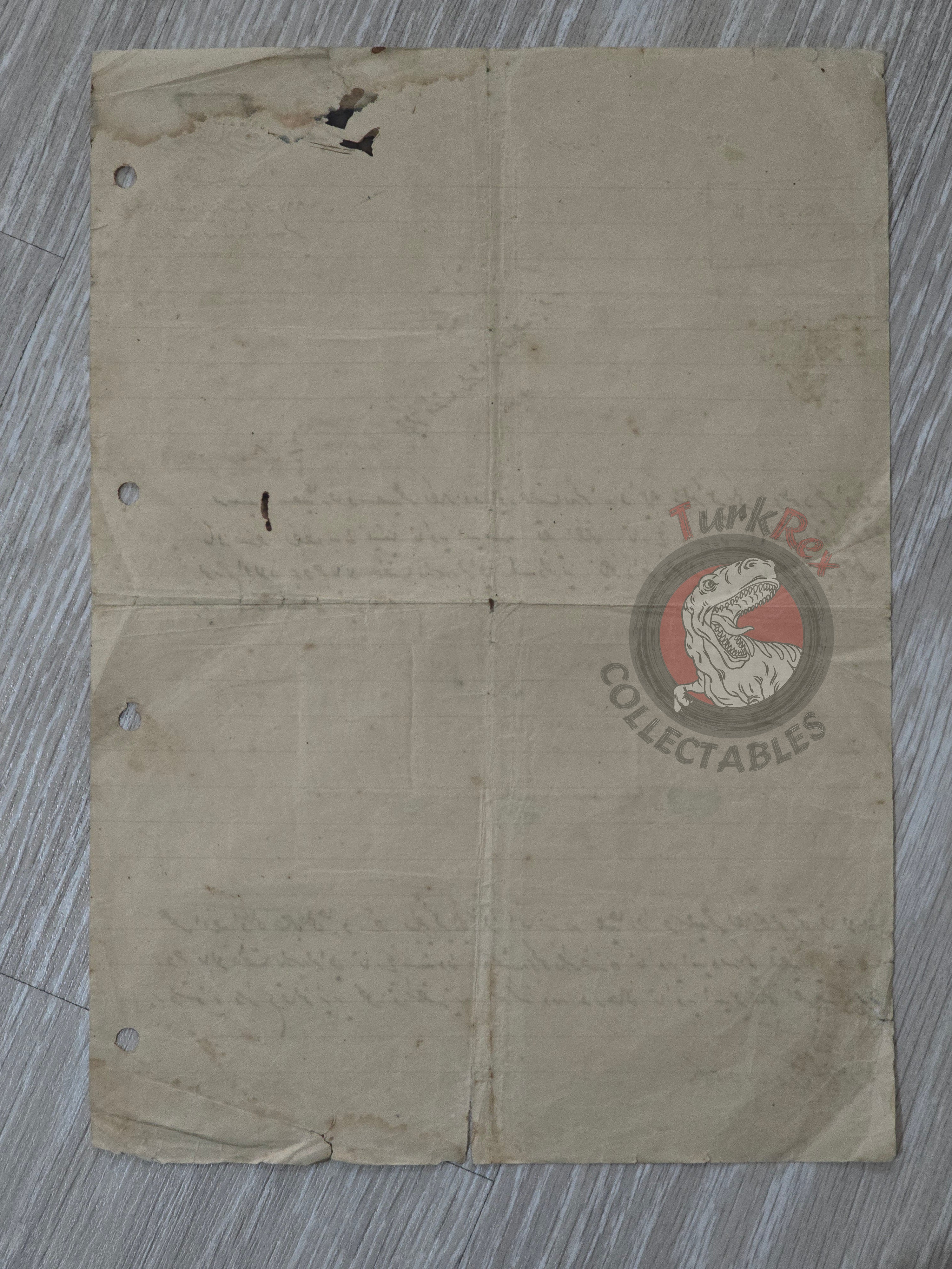 Ottoman Commercial Promissory Note 1923 Mersin Empire Business