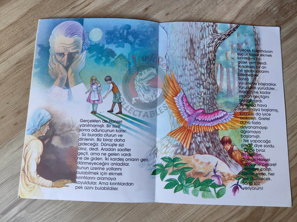 Grimm Brothers –  Hansel and Gretel 2001 Turkish Book Turkey Illustrated
