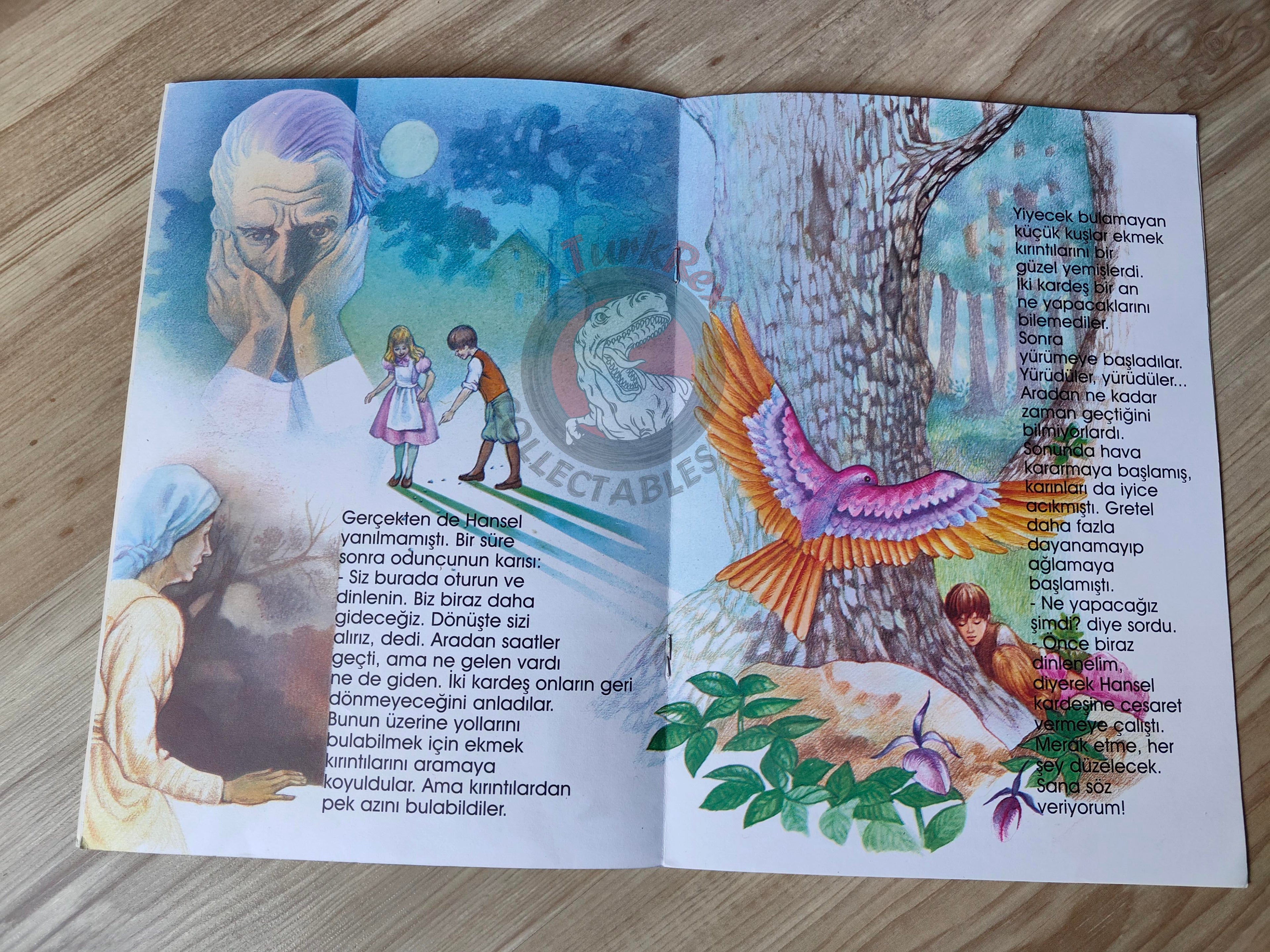 Grimm Brothers –  Hansel and Gretel 2001 Turkish Book Turkey Illustrated