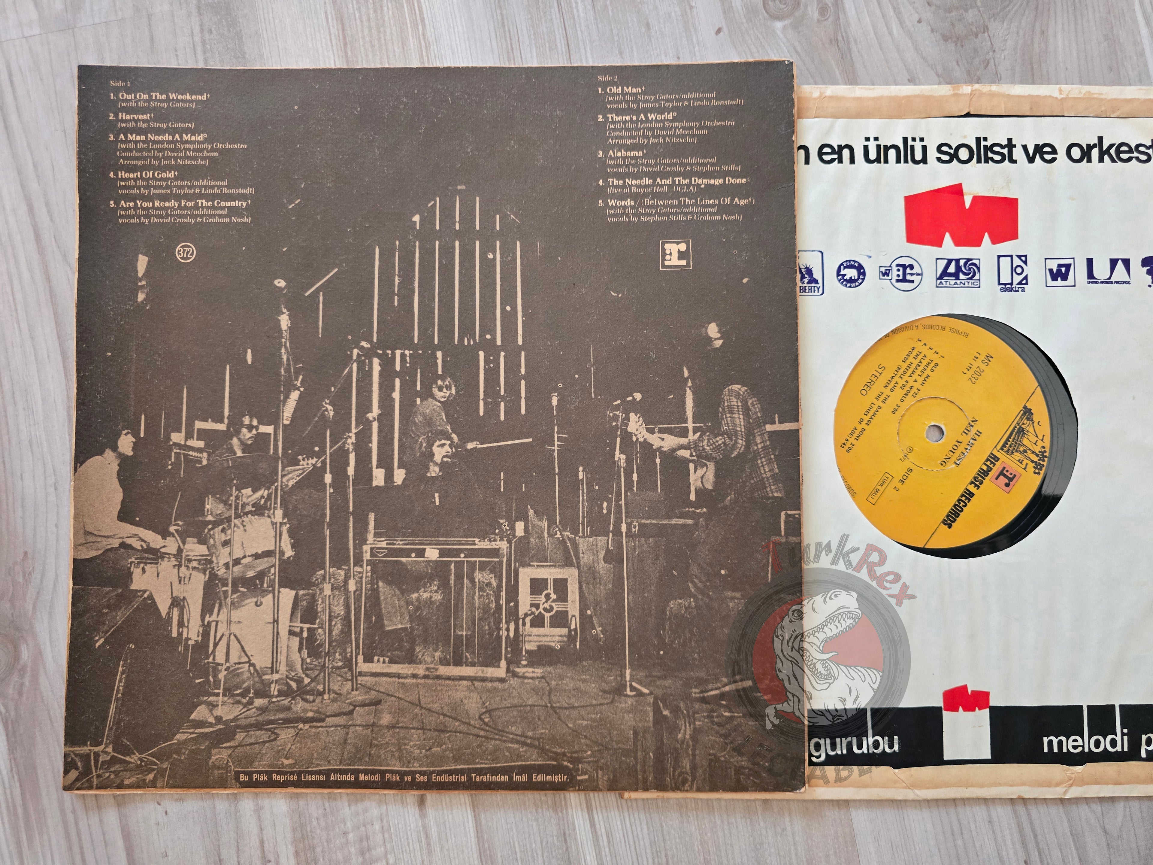 Neil Young – Harvest Turkish Pressing Vinyl Turkey Edition