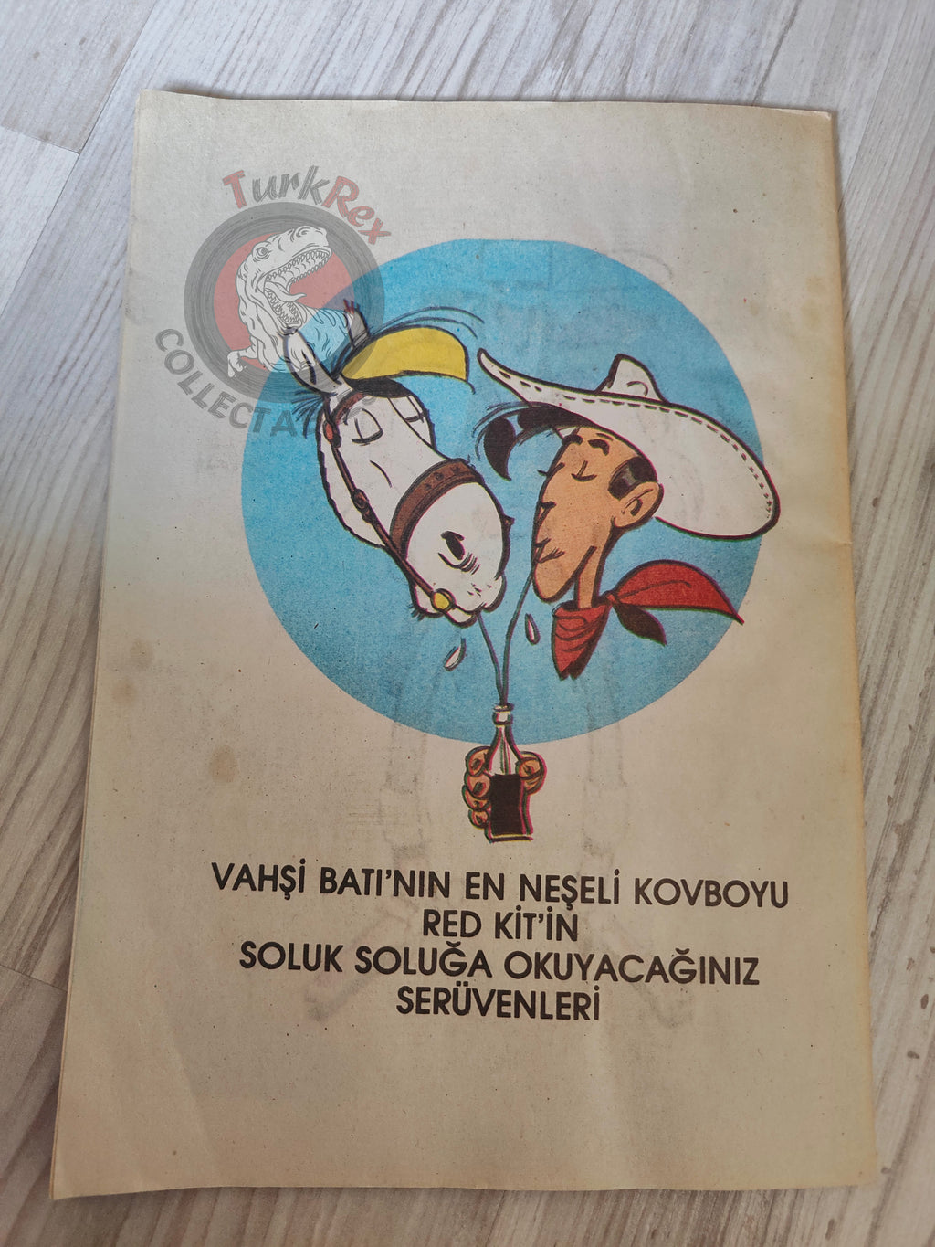 Lucky Luke - Ruée sur l'Oklahoma 1990s Turkish Comic Turkey