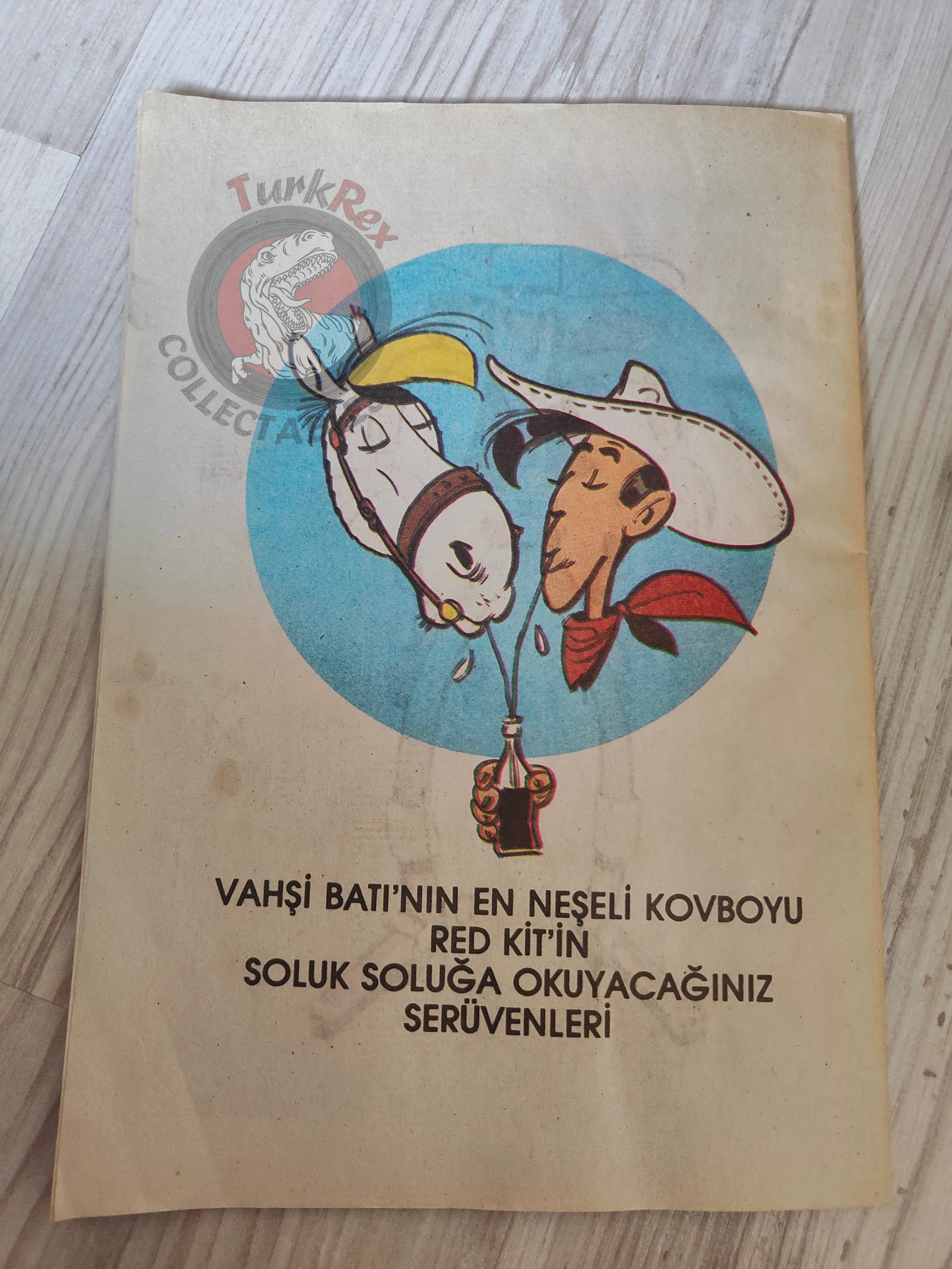 Lucky Luke - Ruée sur l'Oklahoma 1990s Turkish Comic Turkey