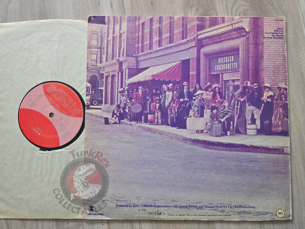 War – Galaxy Turkish Pressing Vinyl Turkey Edition