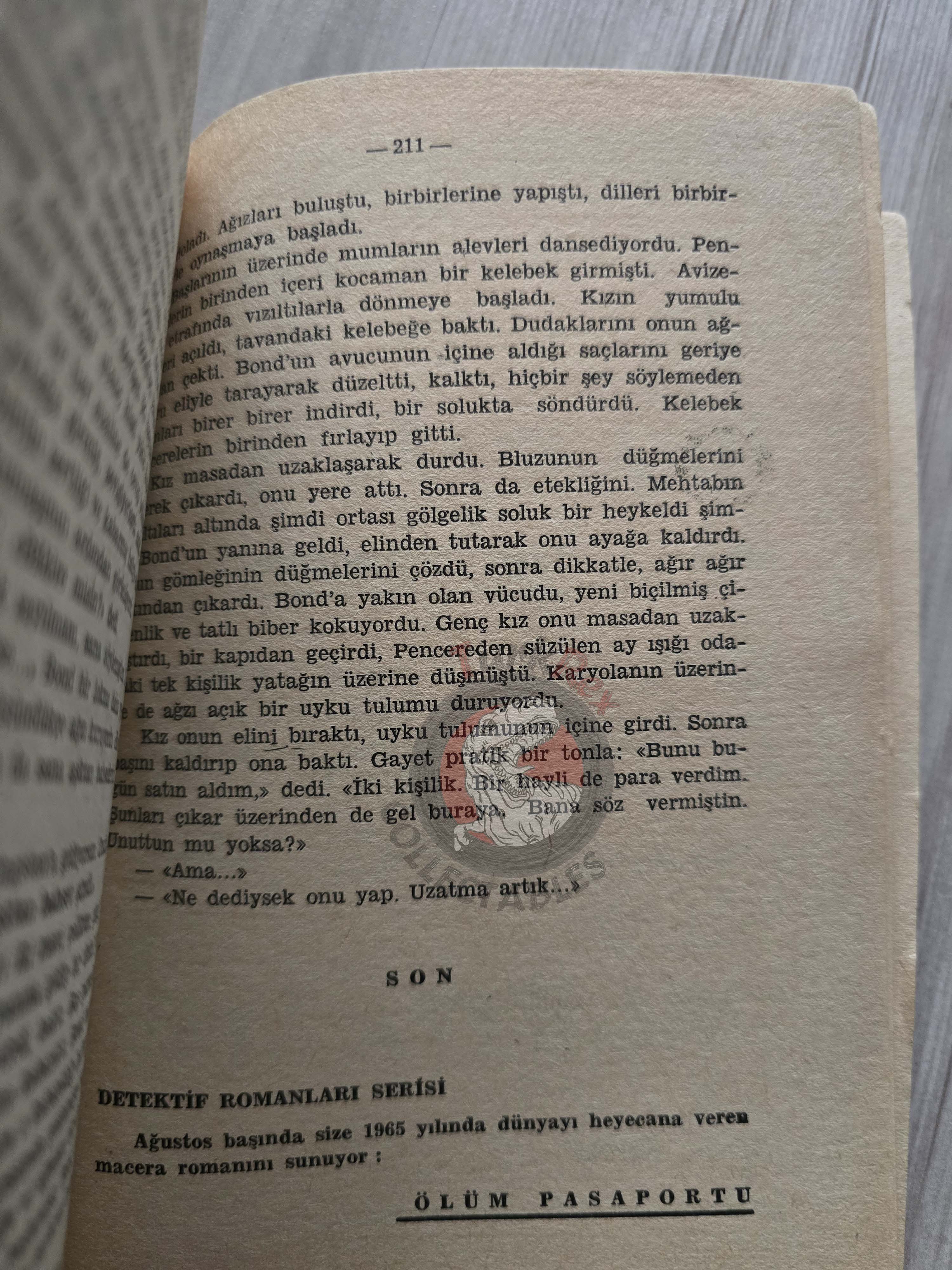 James Bond - Doctor No 1965 1st Turkish Book Turkey Ian Fleming