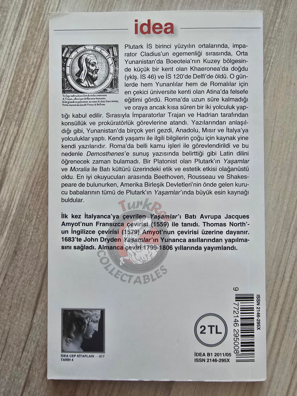 Plutarch – Themistocles and Camillus 2011 Turkish Book Turkey