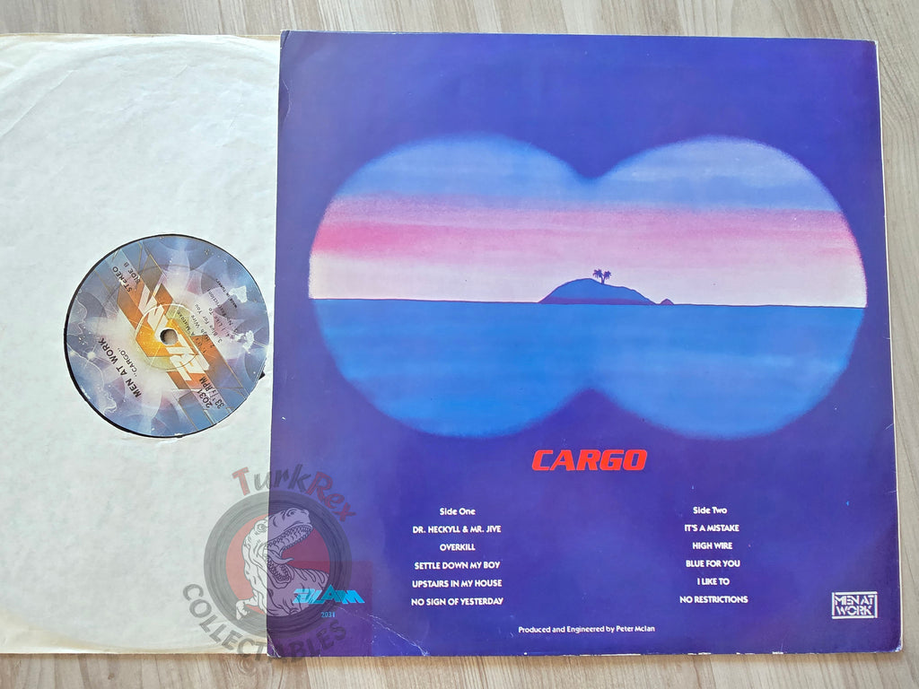 Men At Work – Cargo Turkish Pressing Vinyl Turkey Edition