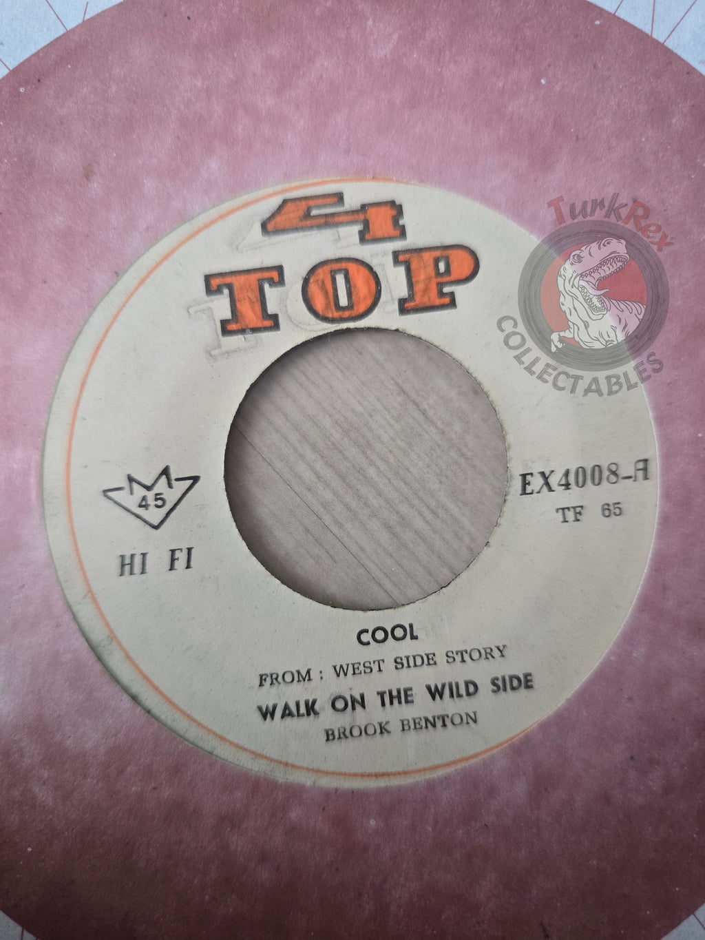 Brook Benton / Elmer Bernstein - West Side Story 7" Iran Pressing Vinyl Iranian Edition