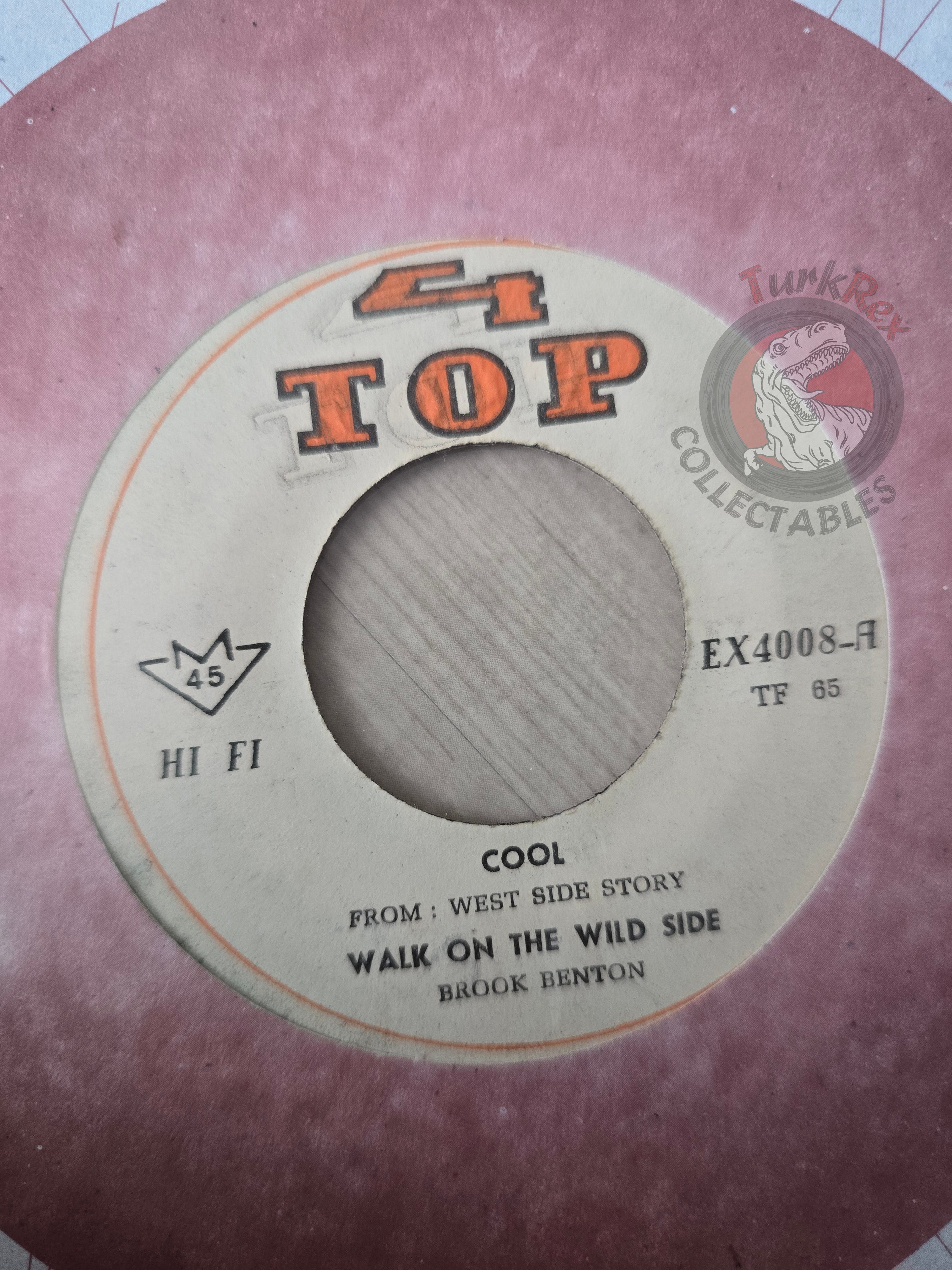 Brook Benton / Elmer Bernstein - West Side Story 7" Iran Pressing Vinyl Iranian Edition