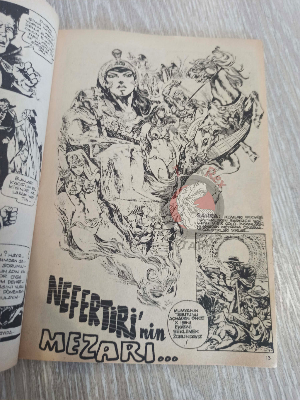 Vampirella #10 1976 Turkish Comic Turkey Warren Publishing cover #28 #18 Morbius