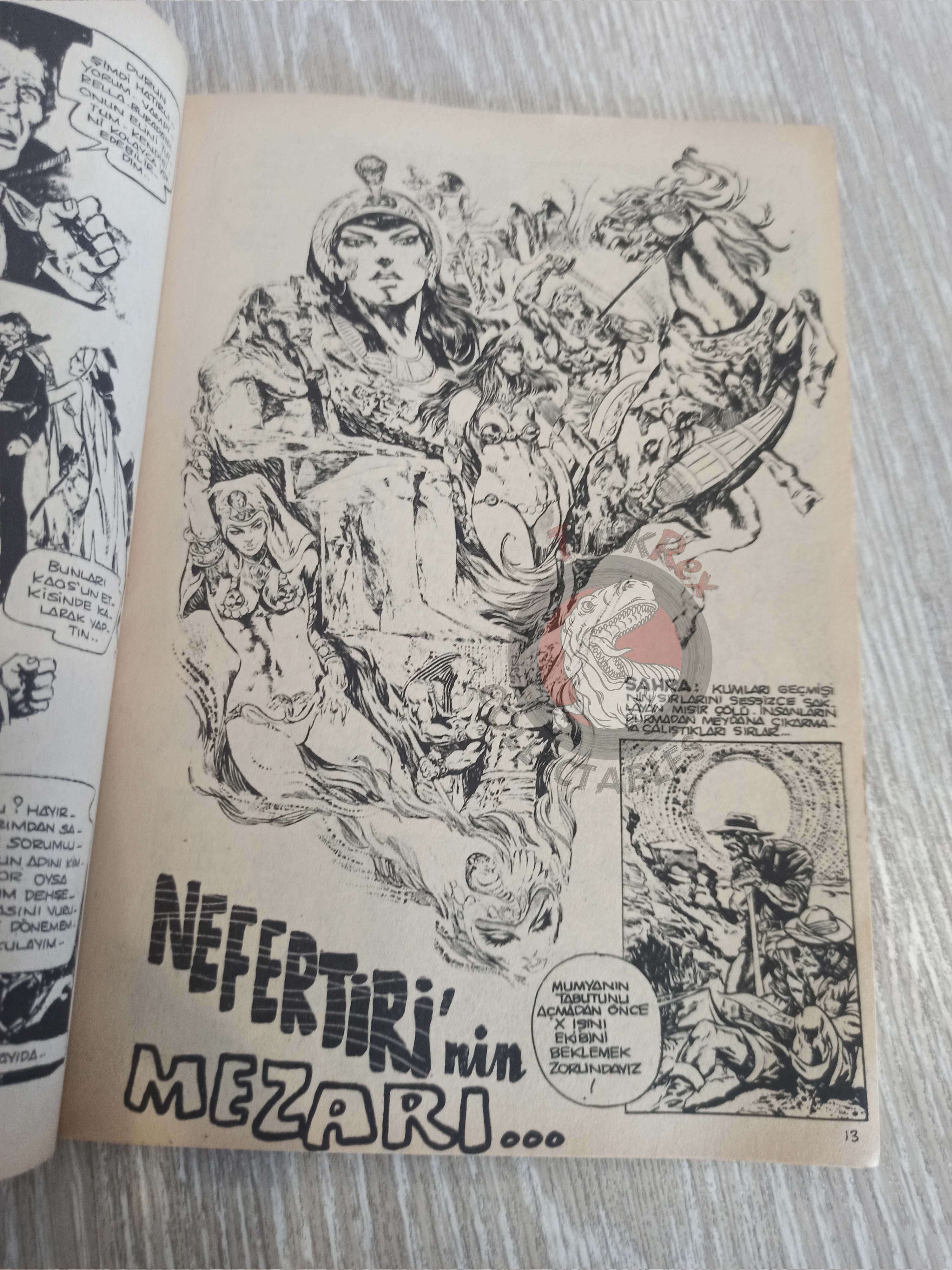 Vampirella #10 1976 Turkish Comic Turkey Warren Publishing cover #28 #18 Morbius