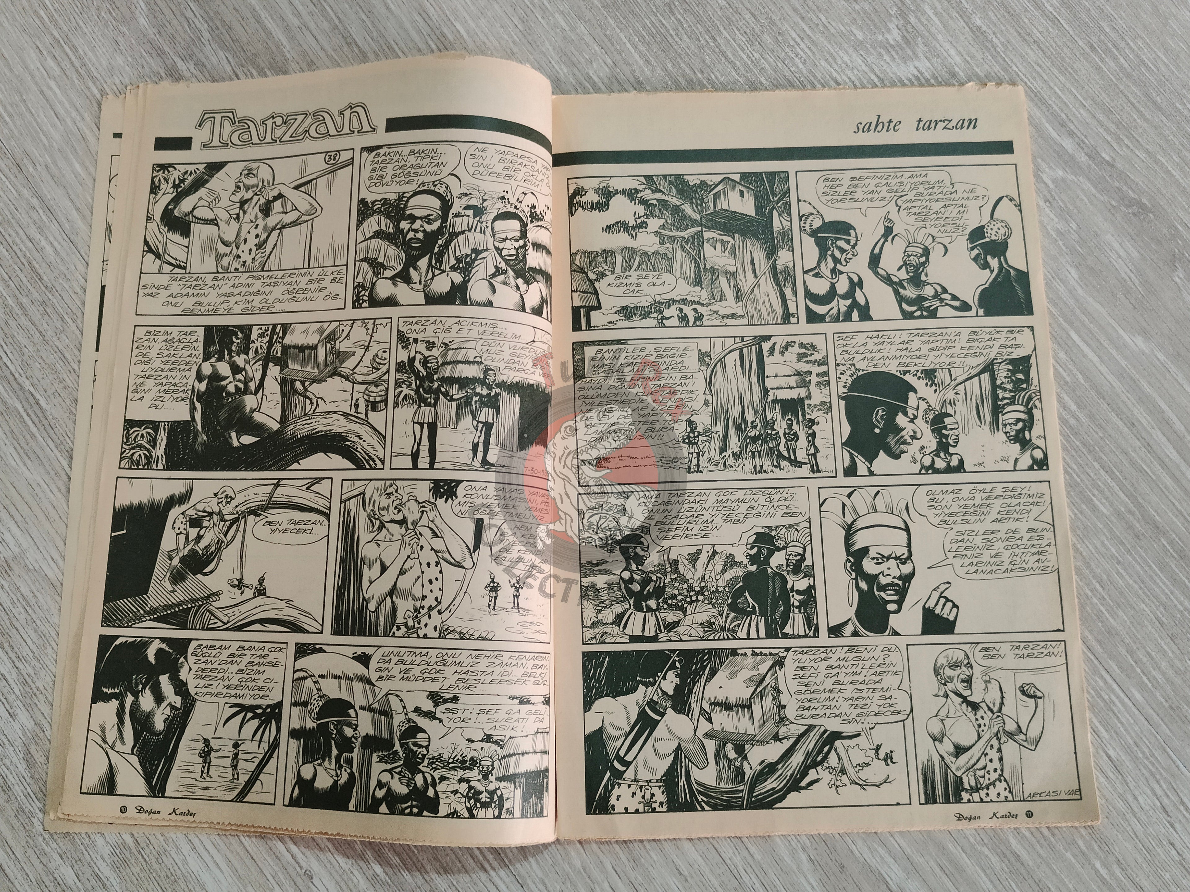 Doğan Kardeş 1971 Magazine #30 Turkish Comic Turkey William Tell Alice In Wonderland Flintstones