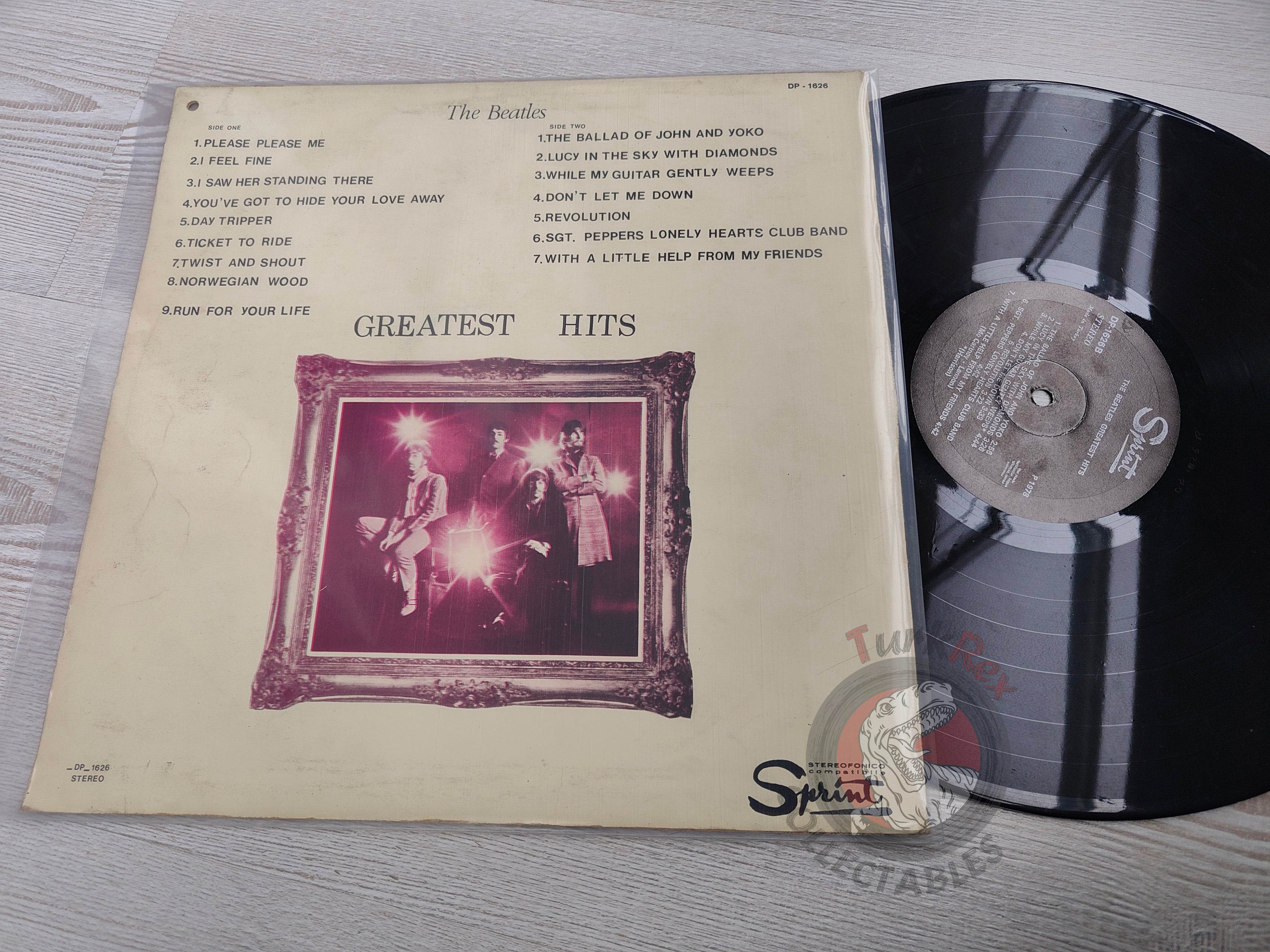 Beatles - Greatest Hits Turkish Pressing Vinyl Turkey Edition Colored Cover
