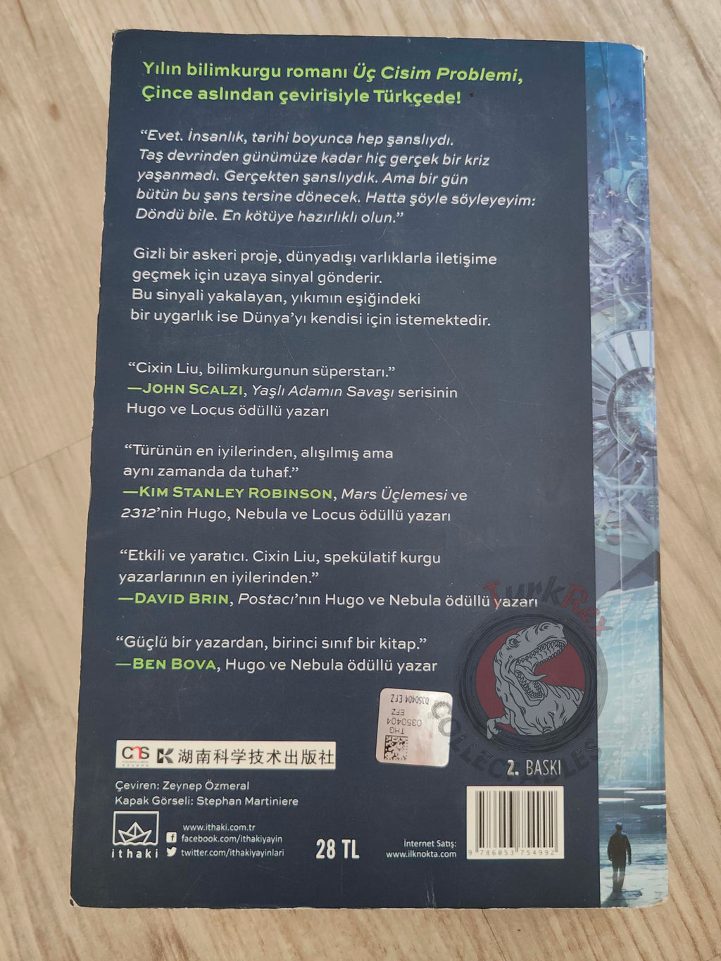 Liu Cixin – The Three-Body Problem 2016 Turkish Book Turkey
