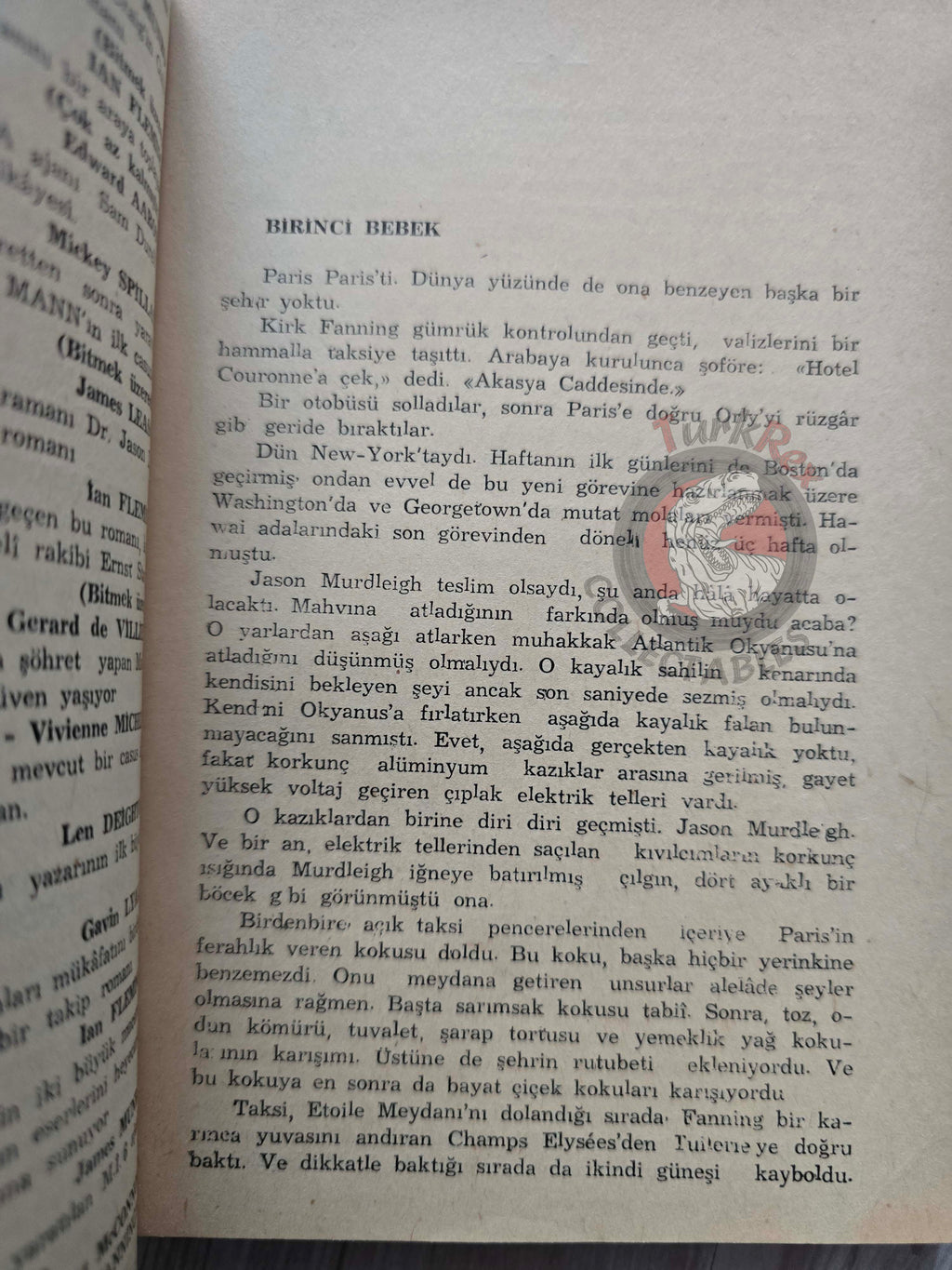 Vincent McConnor – The French Doll  1966 1st Turkish Book Turkey