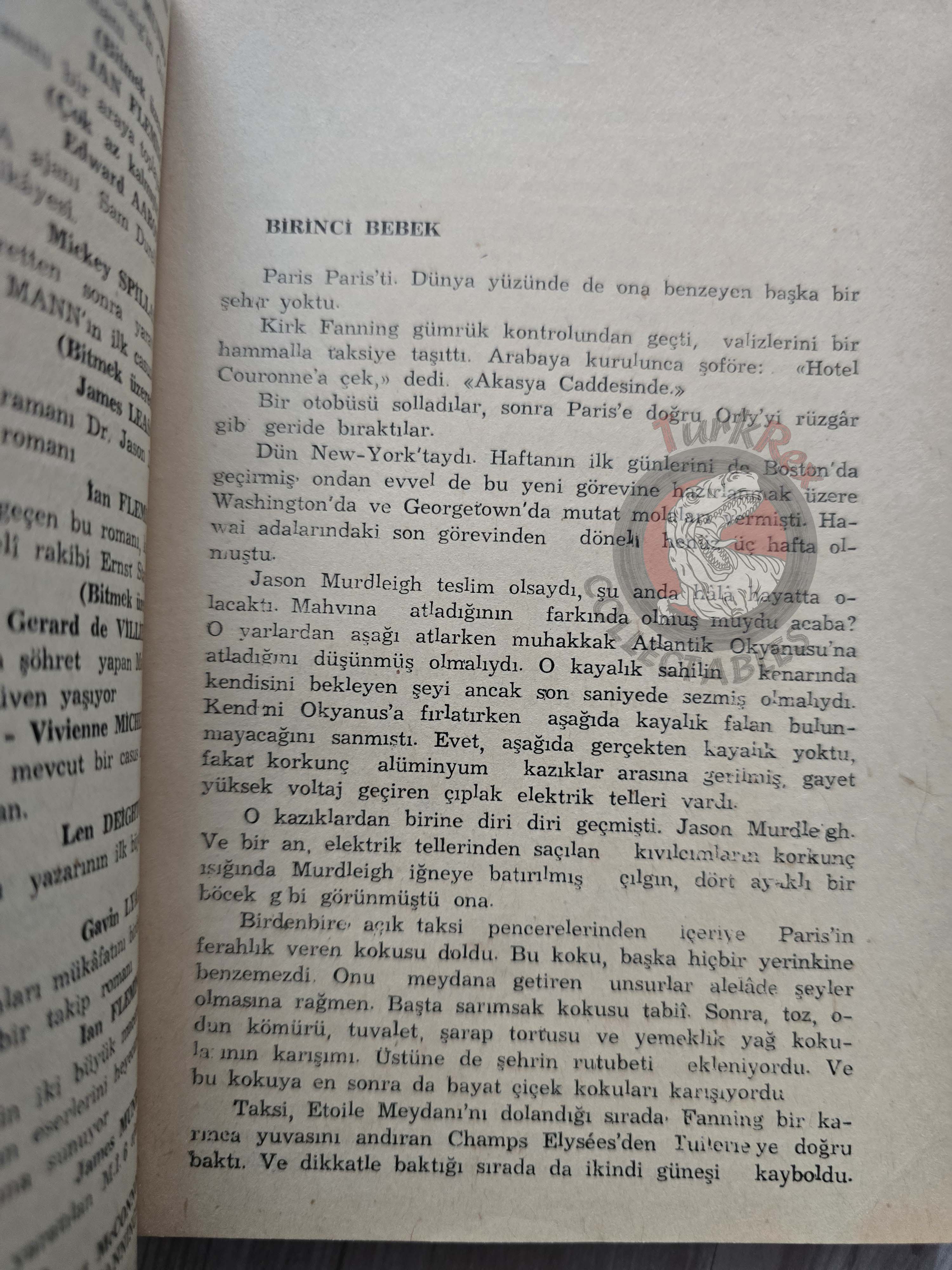 Vincent McConnor – The French Doll  1966 1st Turkish Book Turkey