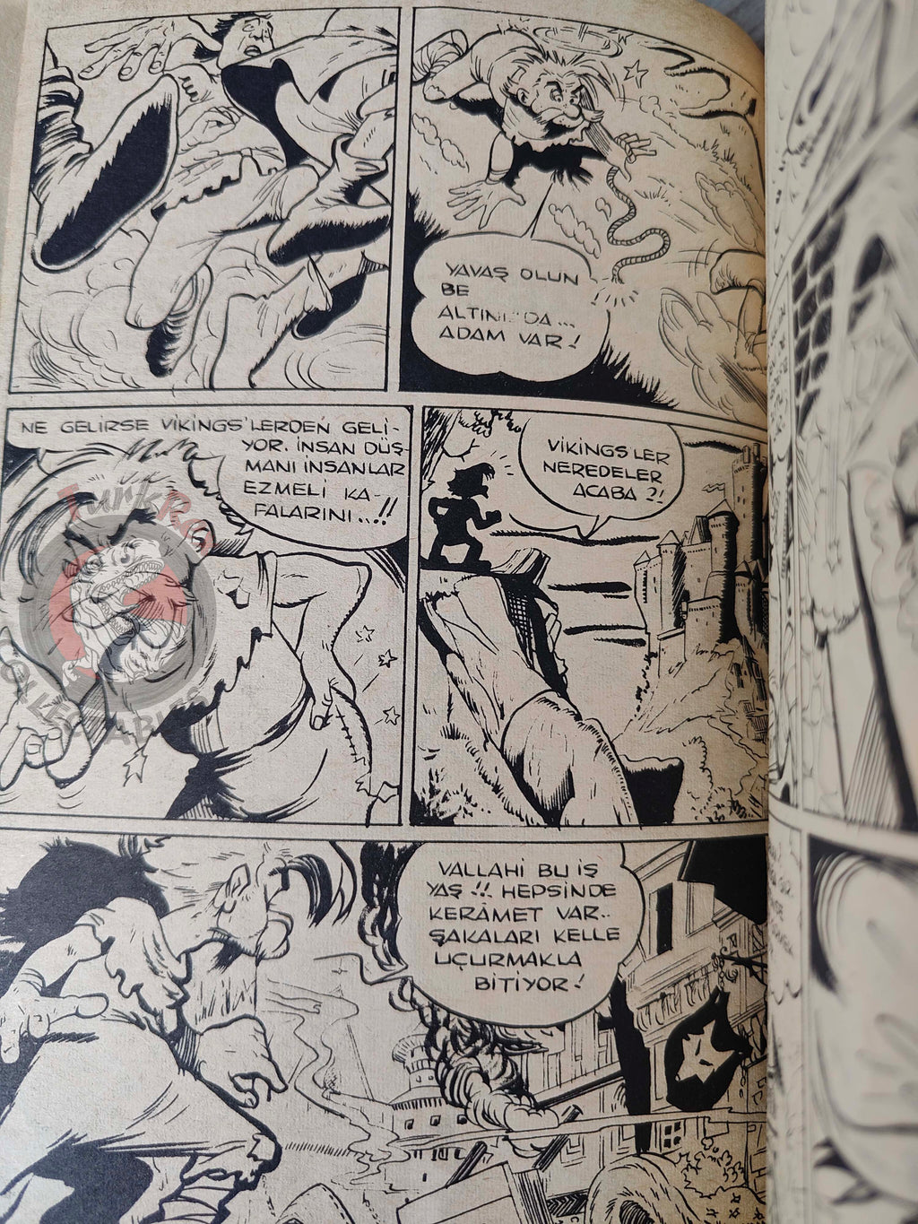Belloy - Chevalier sans armure 1970 Turkish Comic Turkey Uderzo Yumurcak Mag #6